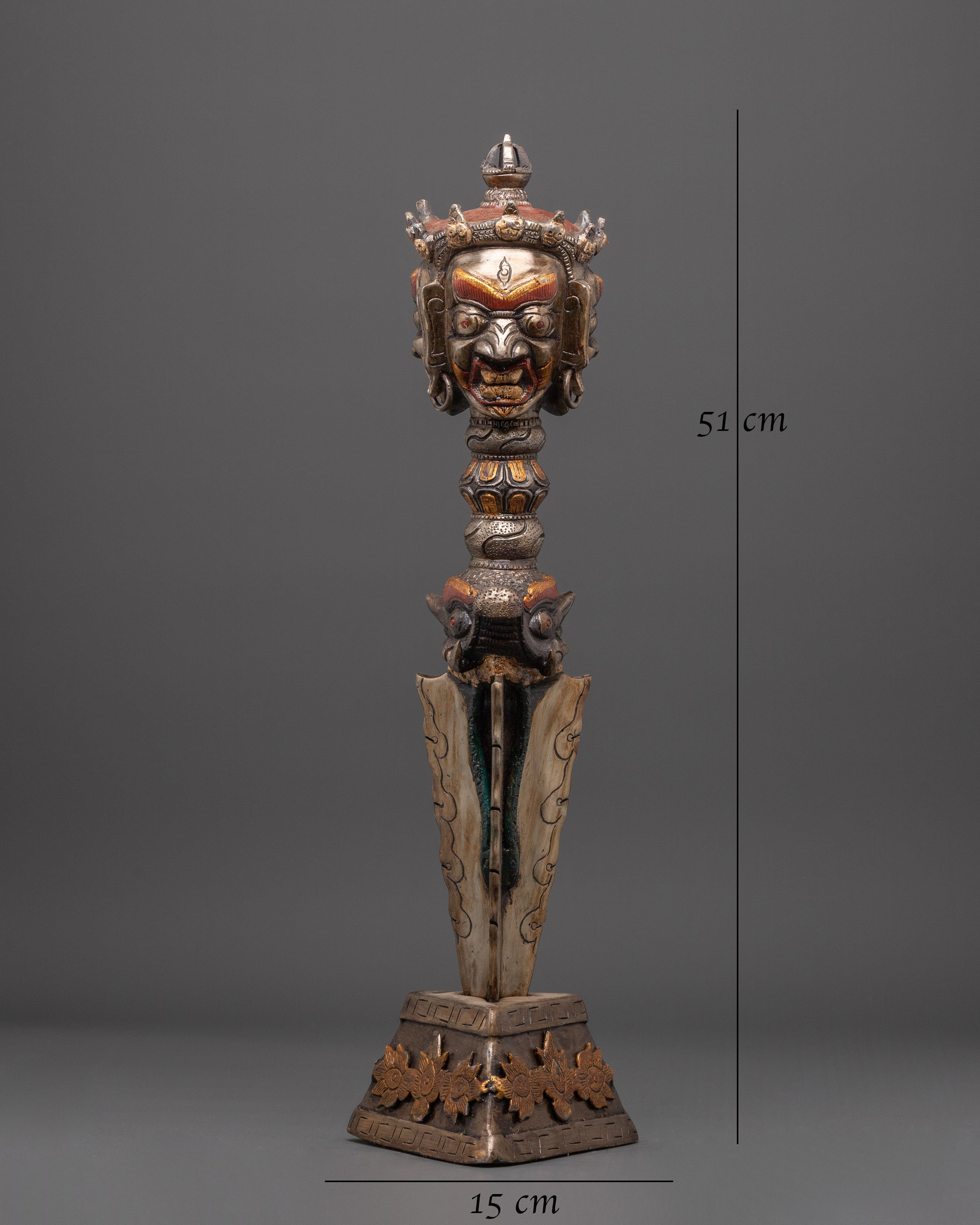 Spiritual protection Phurba | Handcrafted Iron Dagger