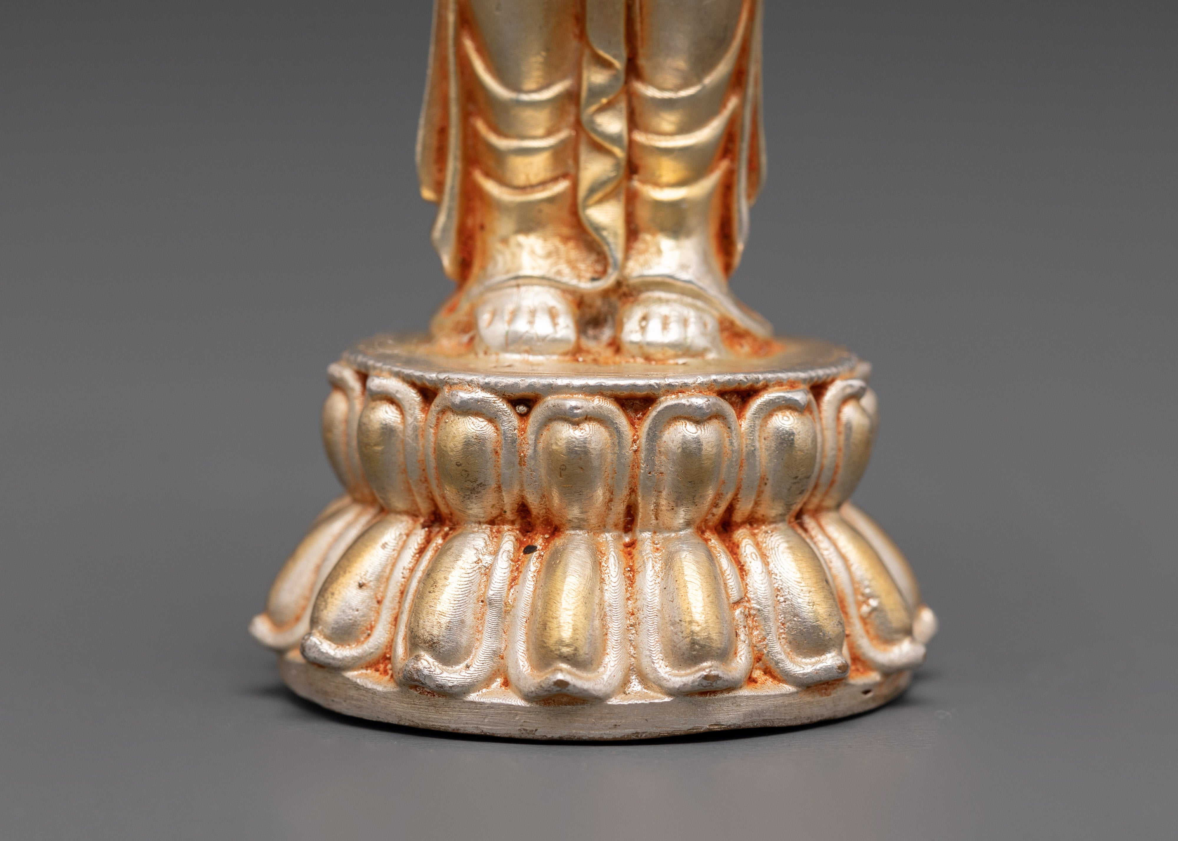 Silver Plated Siddhartha Gautam | Spiritual Buddha Figurine