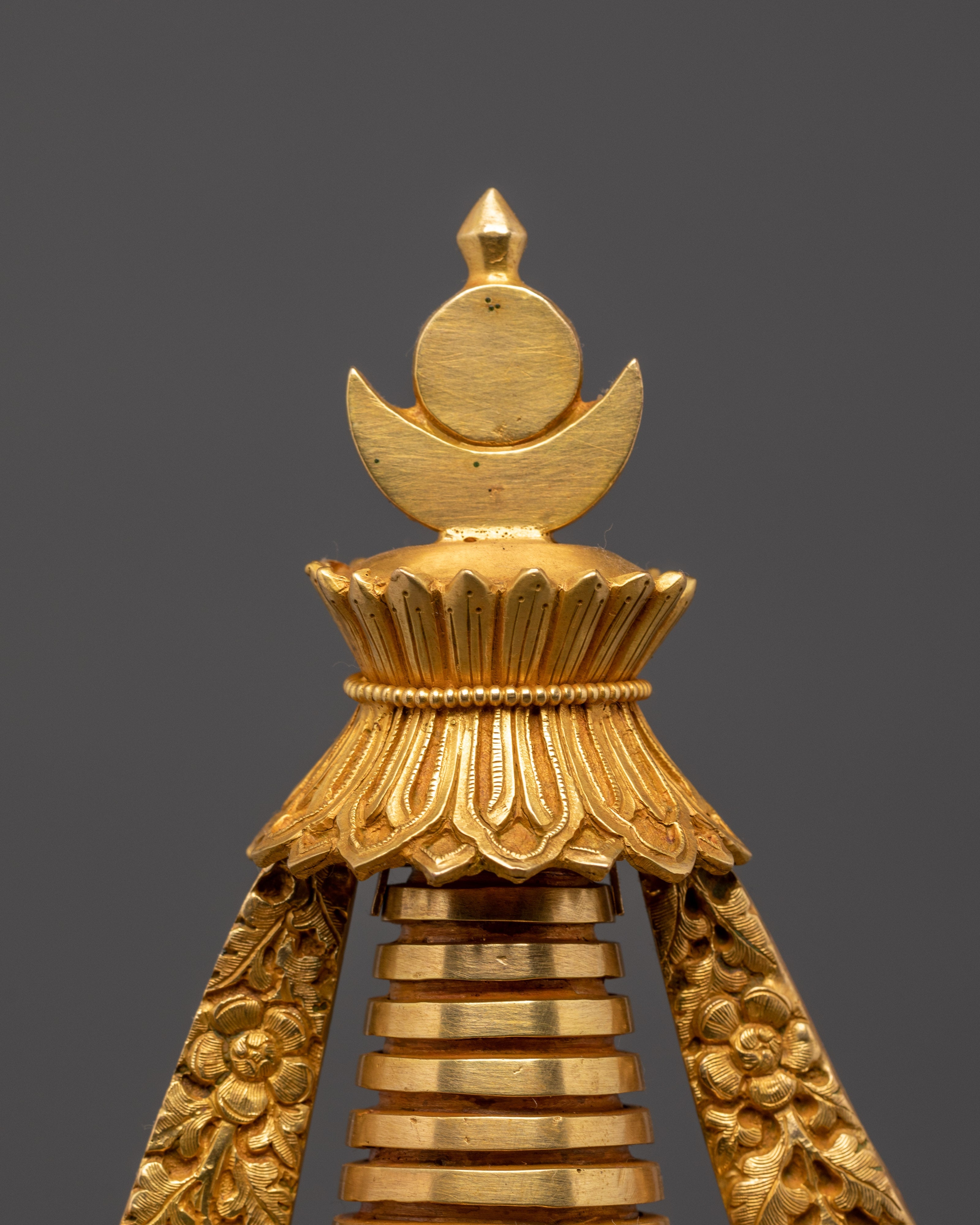 Spiritual Stupa Sculpture | Handcrafted Tibetan Buddhist Art