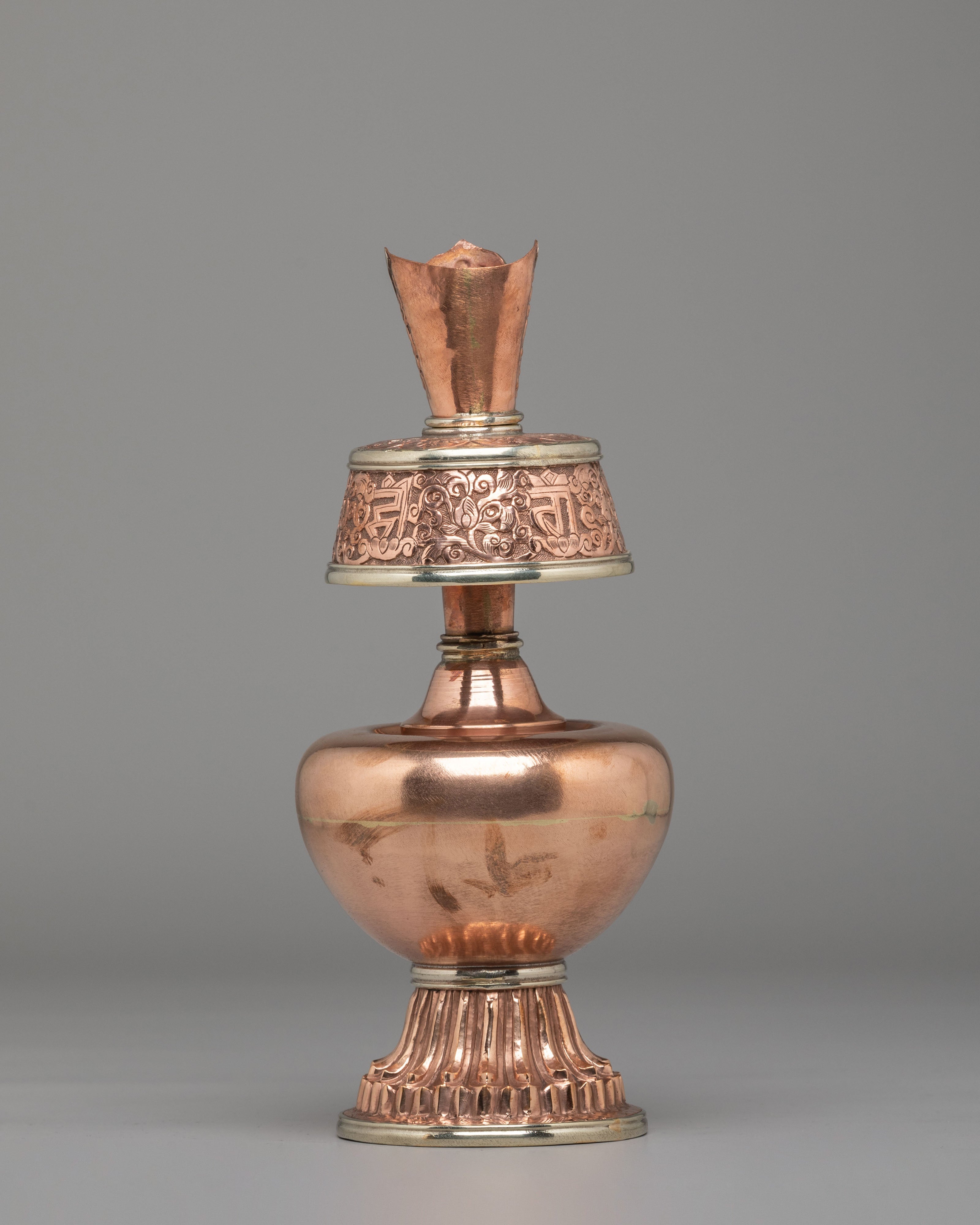 Himalayan Sacred Ritual Bhumba | Traditional Tibetan Offering Vessel
