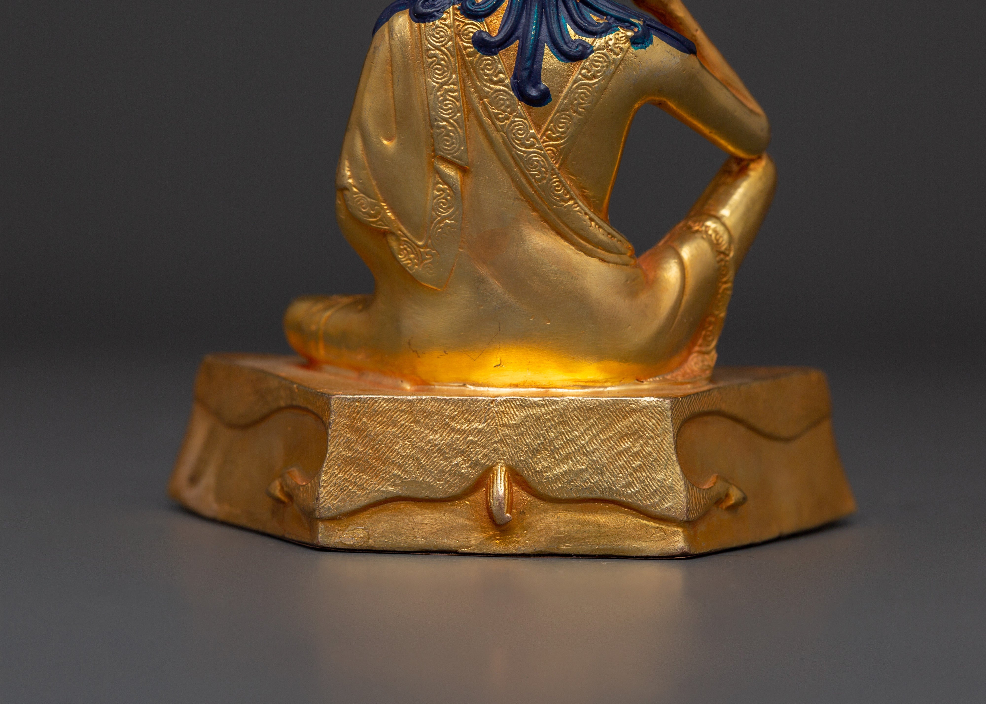 Handcrafted Tibetan Marpha Set | Marpha, Gongopa & Milarepa Statues