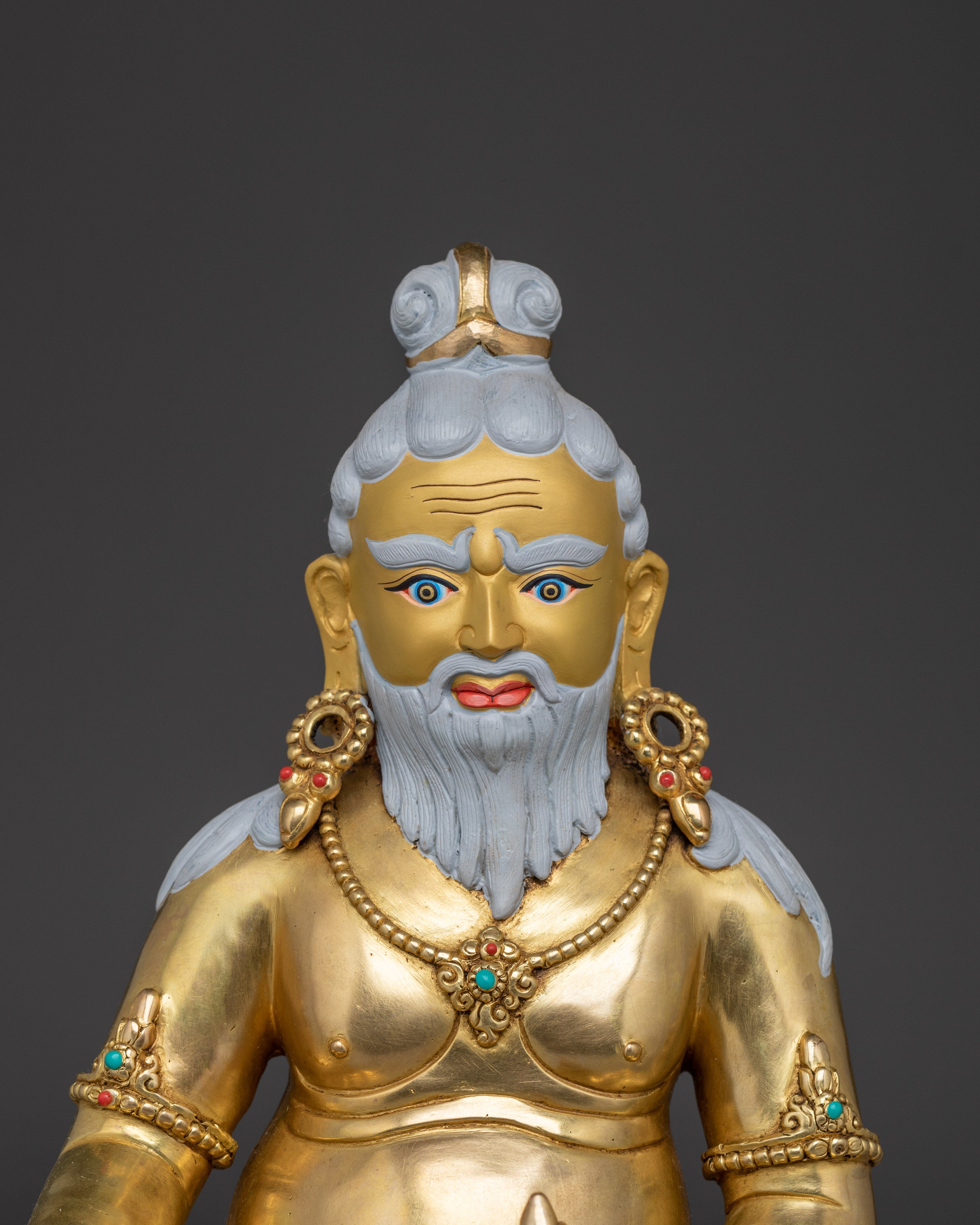 Handmade Guru Shapdum Copper Statue | Traditional Artwork