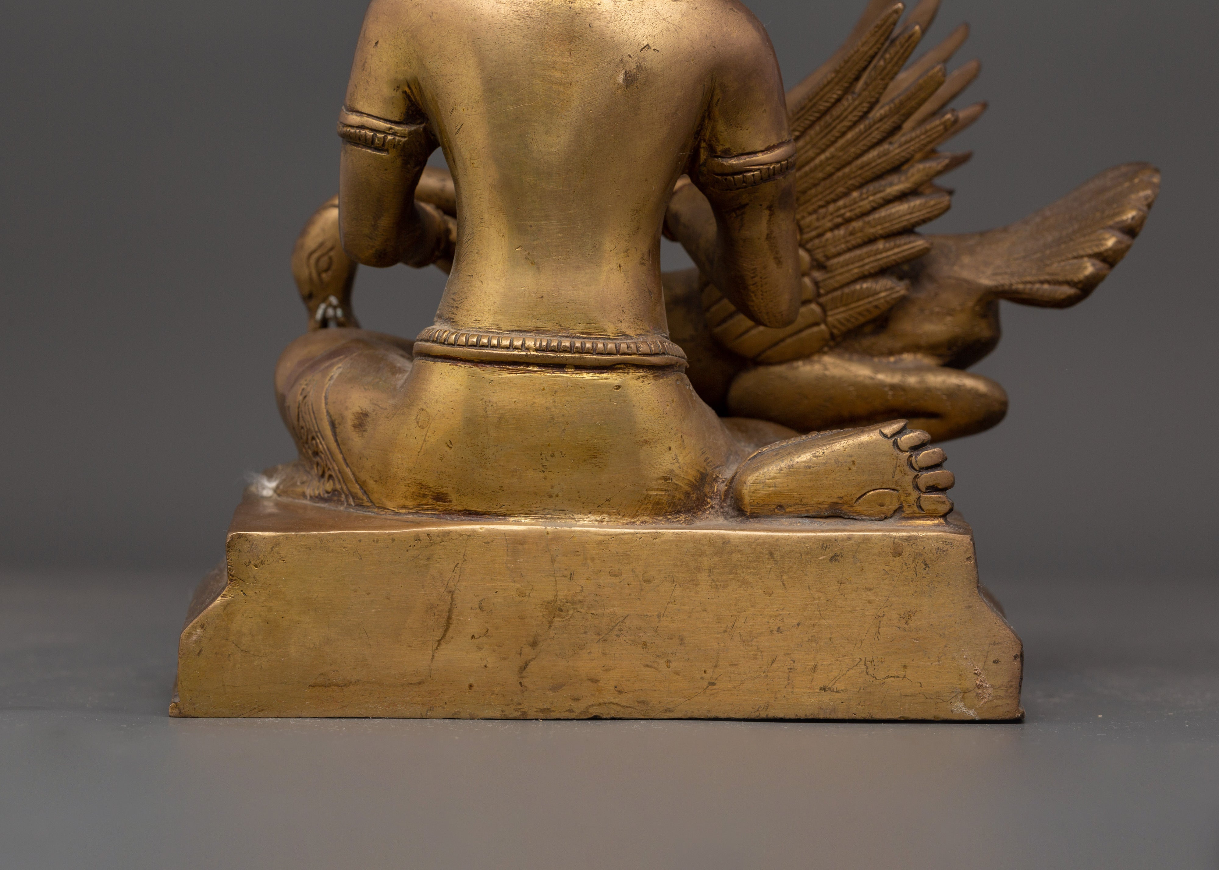 Brass Siddhartha Gautam Statue with Swan | Symbolizing Compassion and Protection