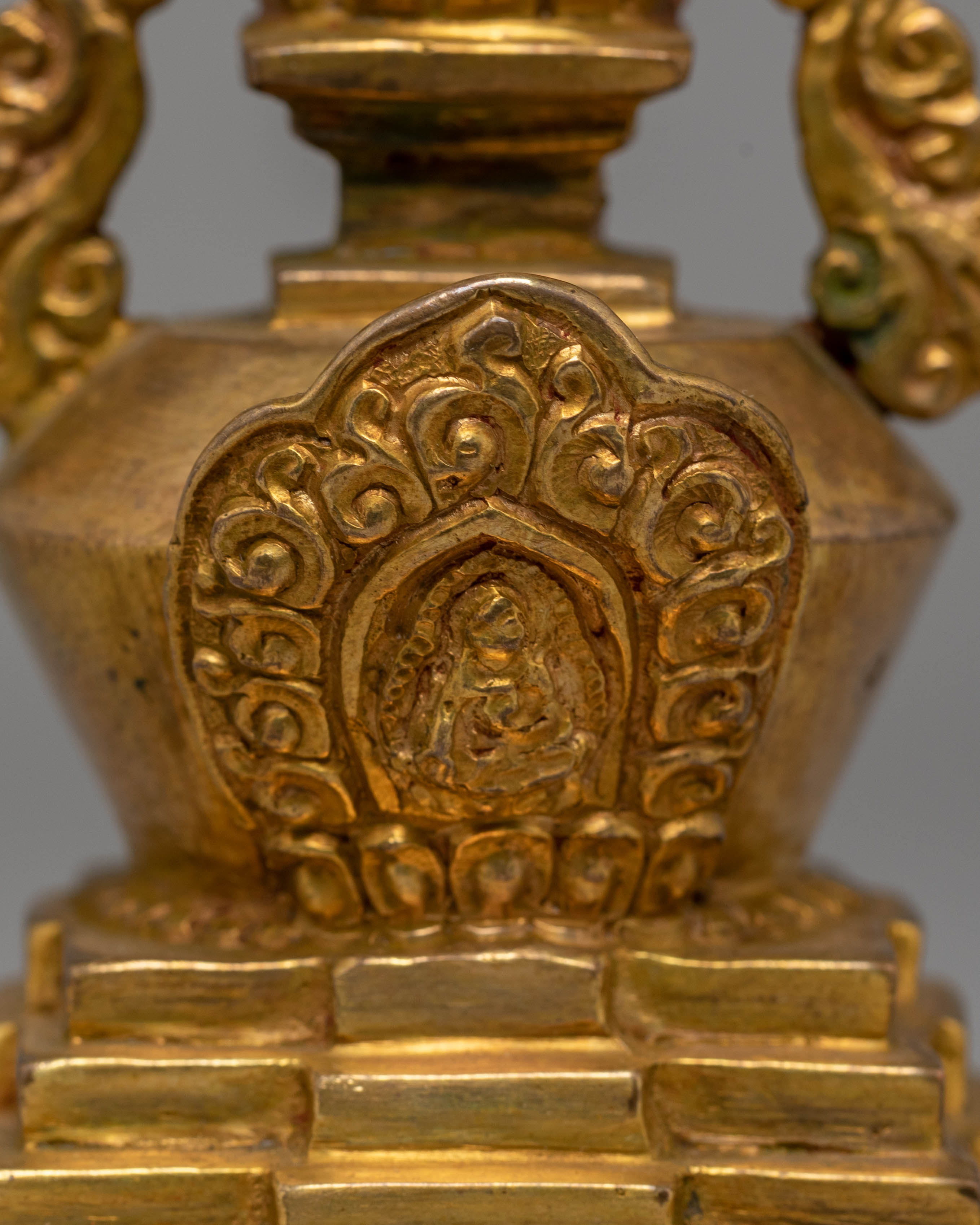 Copper Stupa For Ritual Use | Sacred Symbol of Enlightenment