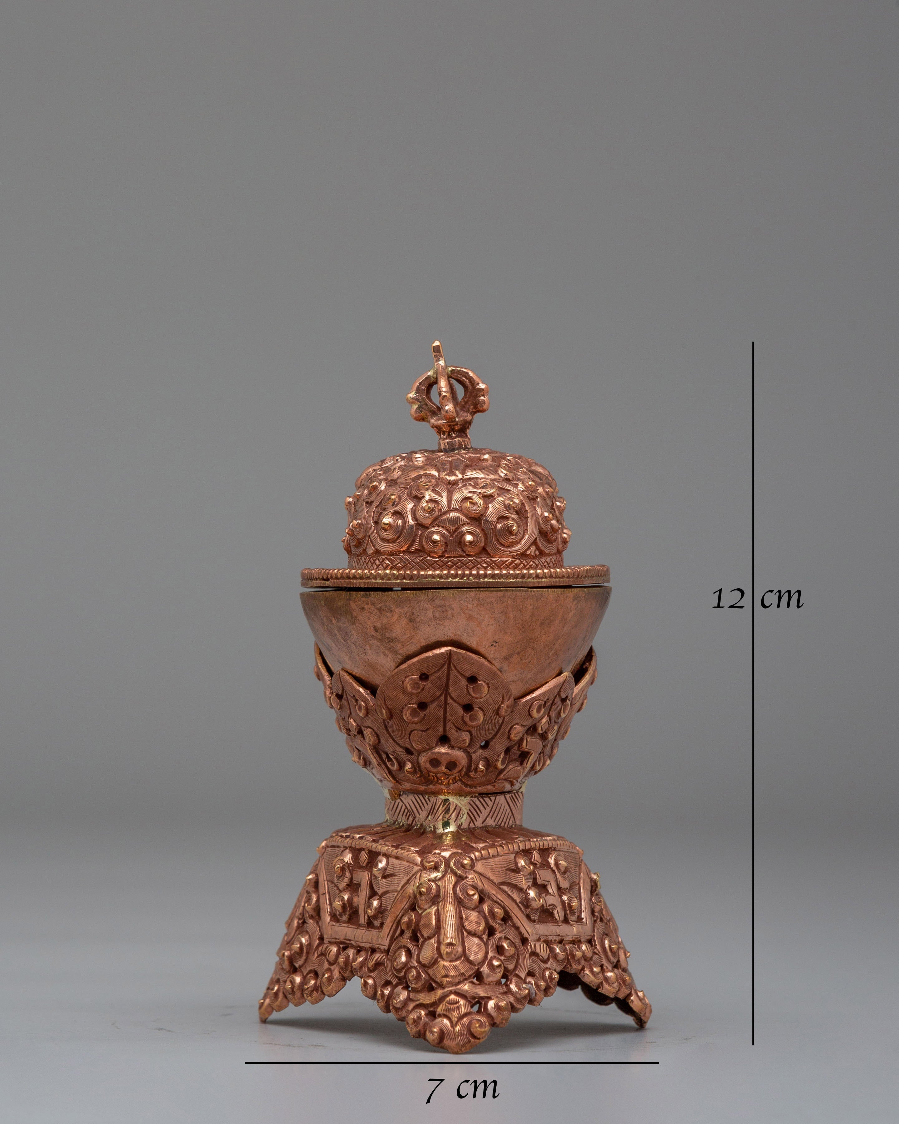 Traditional Skull Cup Set | Ritual Tool for Tantric Practices