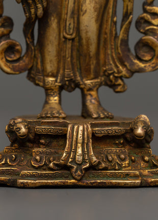 Standing Lokeshwor Handmade Statue | Symbol of Compassion and Protection