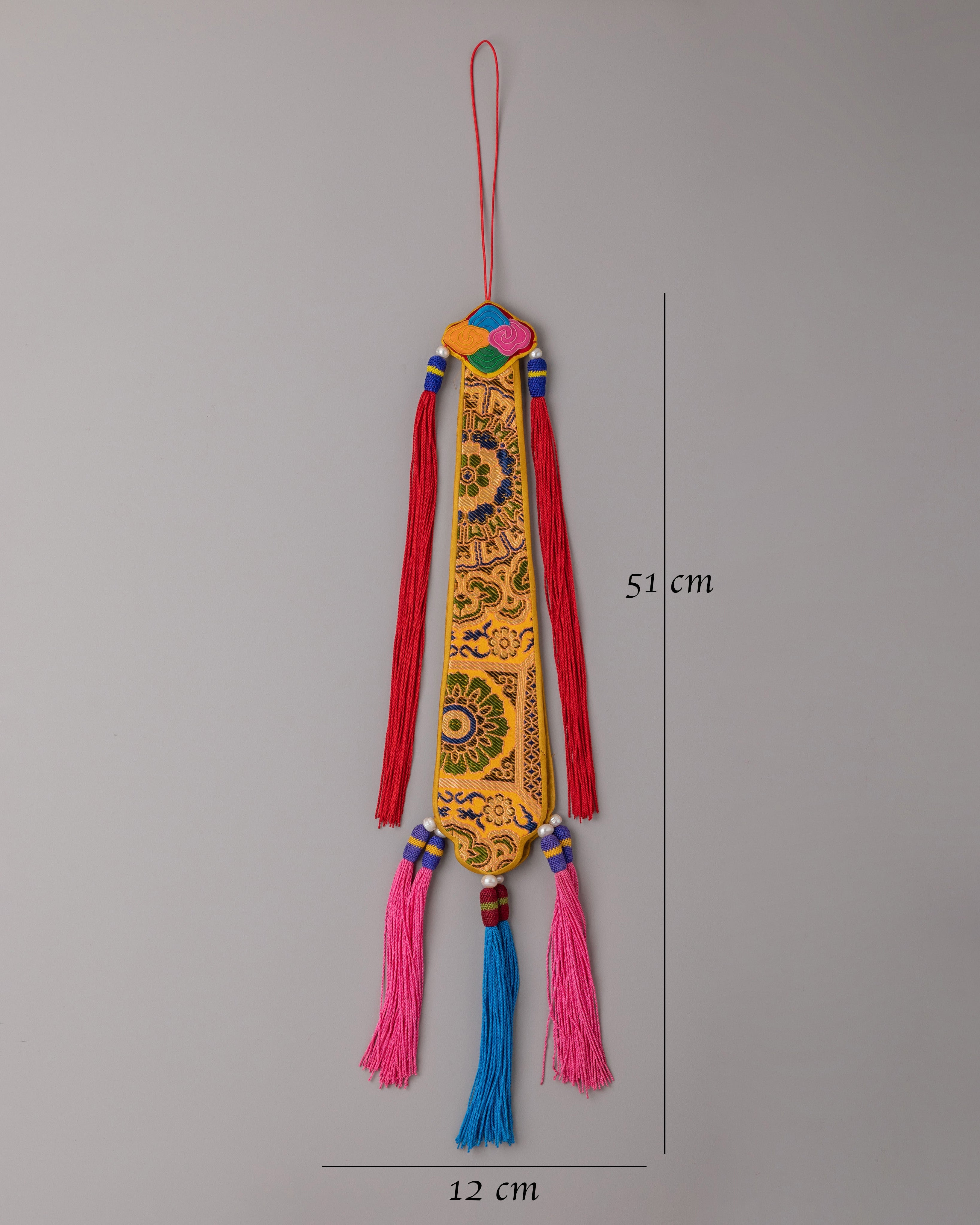 Damaru Tail for Spiritual Practice | Sacred Ritual Tool for Meditation and Sound Healing