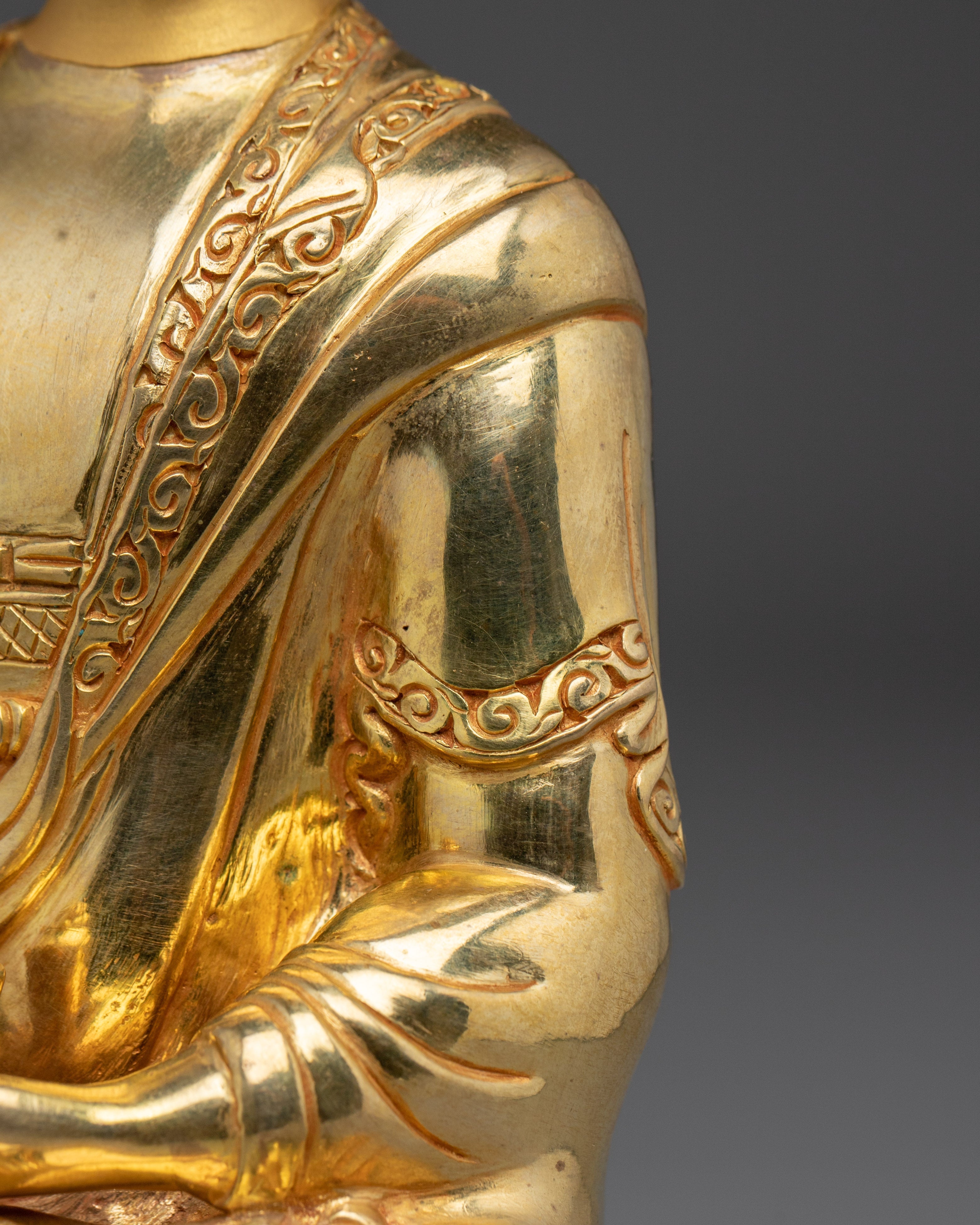 Golden Gautama Buddha Artwork | Shakyamuni Buddha - The Sage of Shakyas