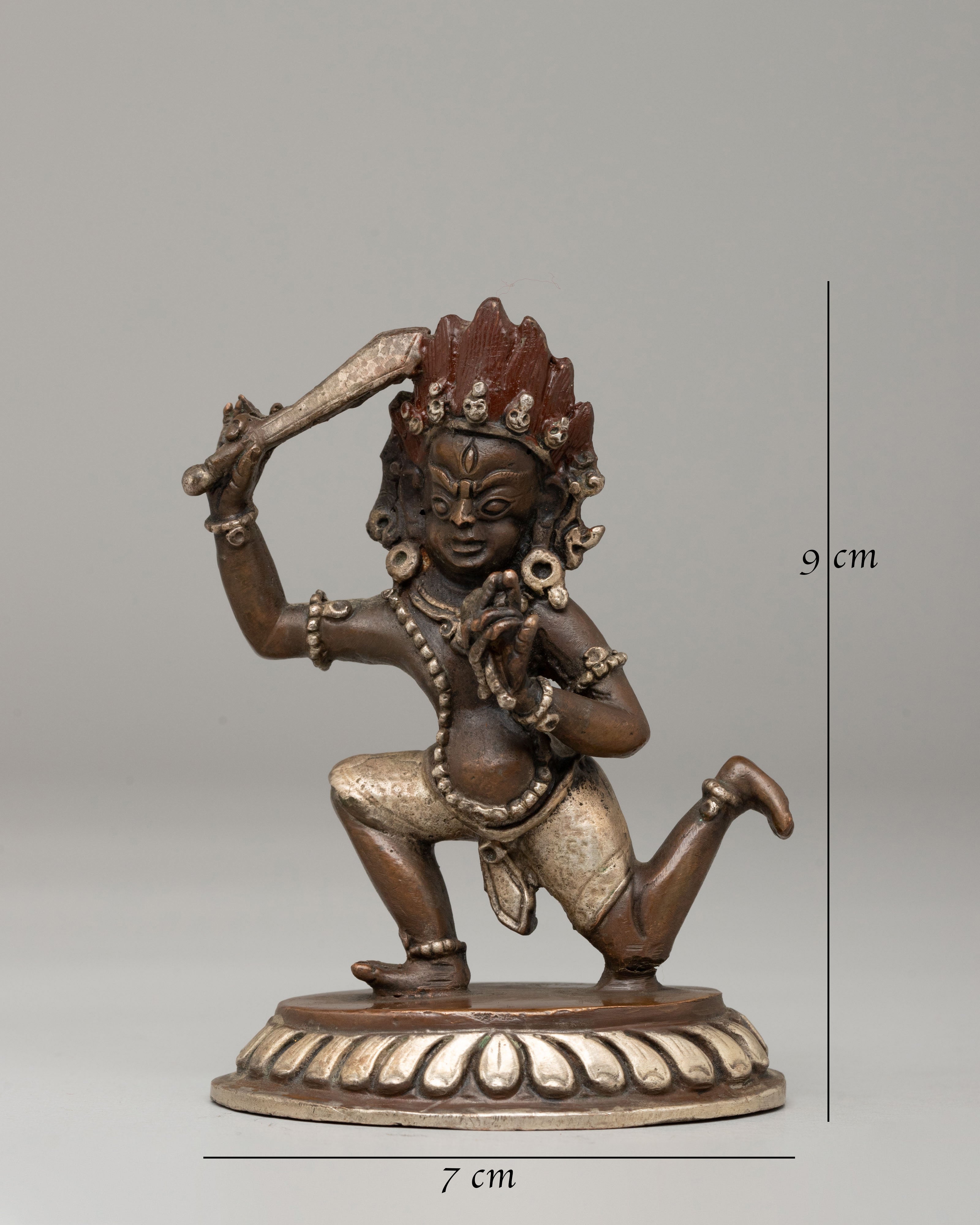 Dharma Protector Achala Statue | Wrathful Deity Figurine