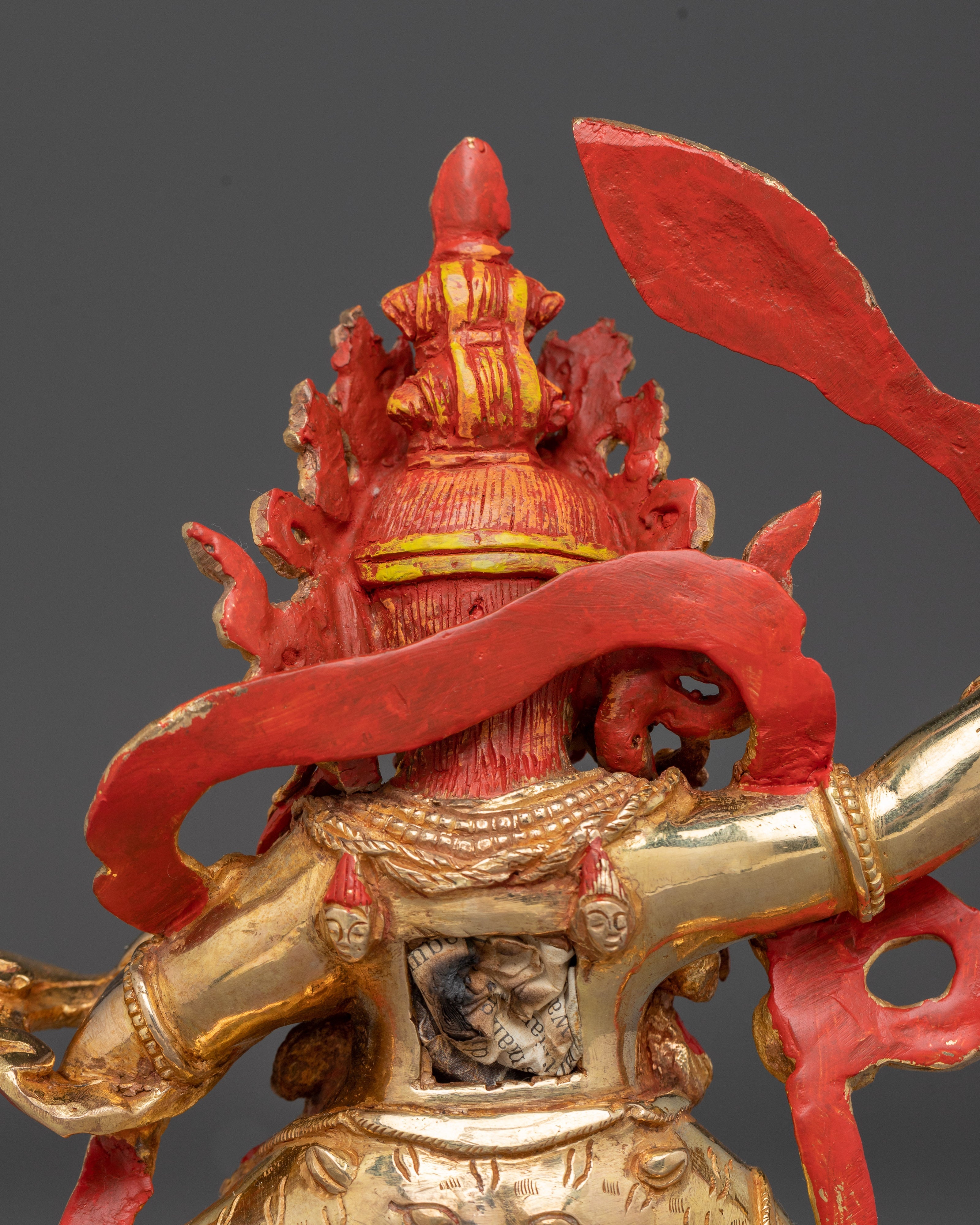 Tibetan Black Manjushri Statue | Wrathful Wisdom Deity