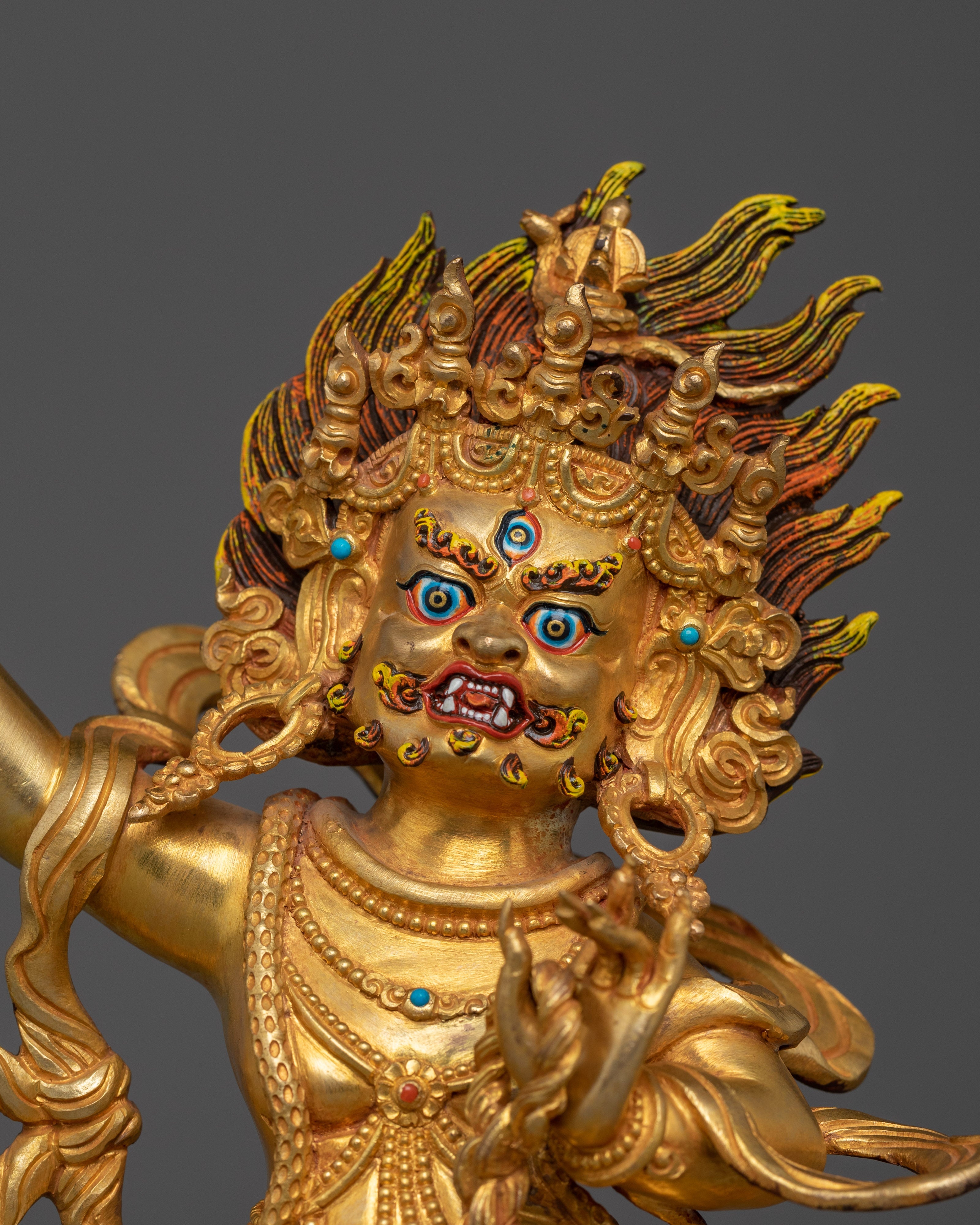 Chana Dorje Handcrafted Statue | Vajrapani - Wrathful Bodhisattva