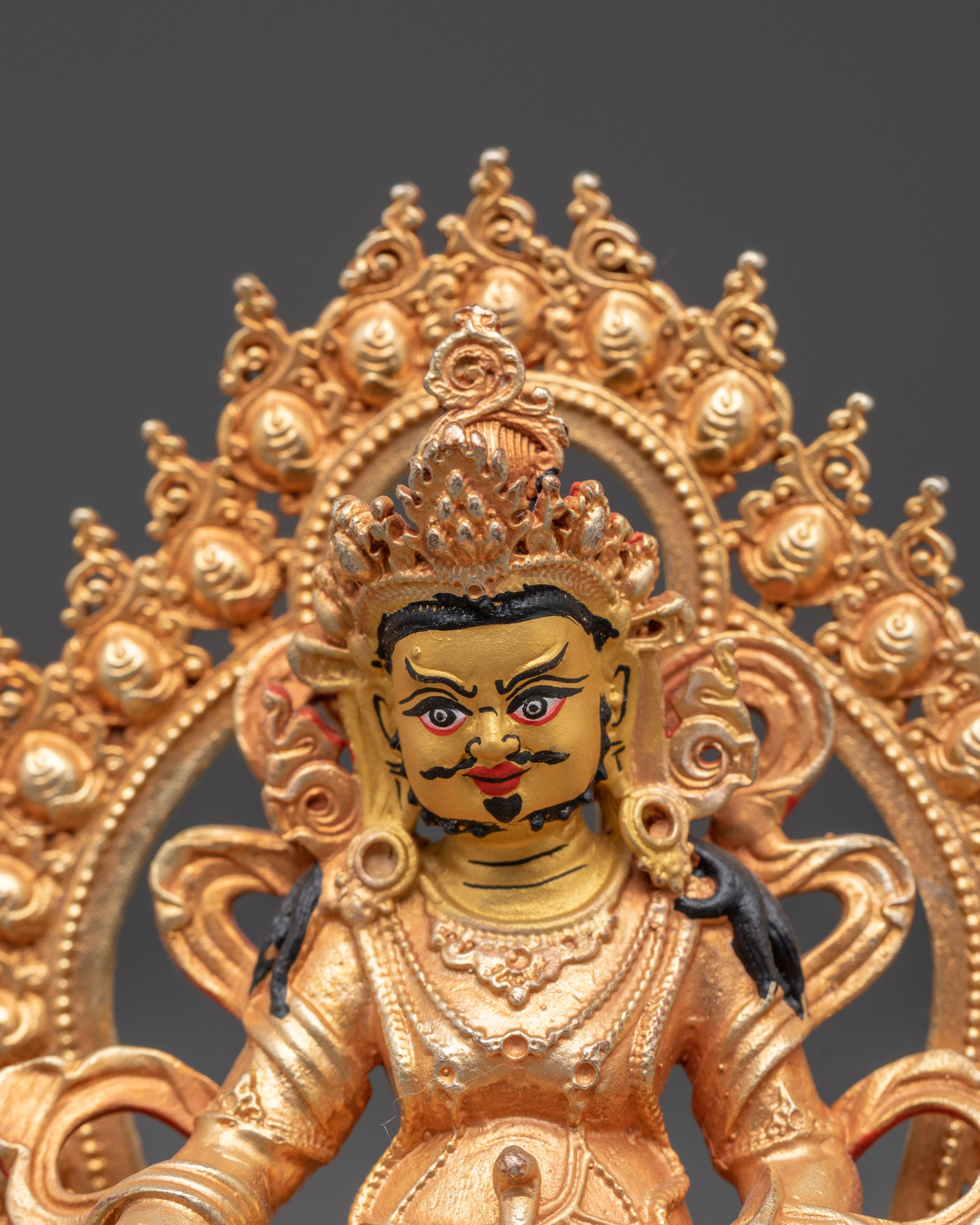 The Symbol of Abundance Dzambhala | Tibetan Wealth Deity Statue