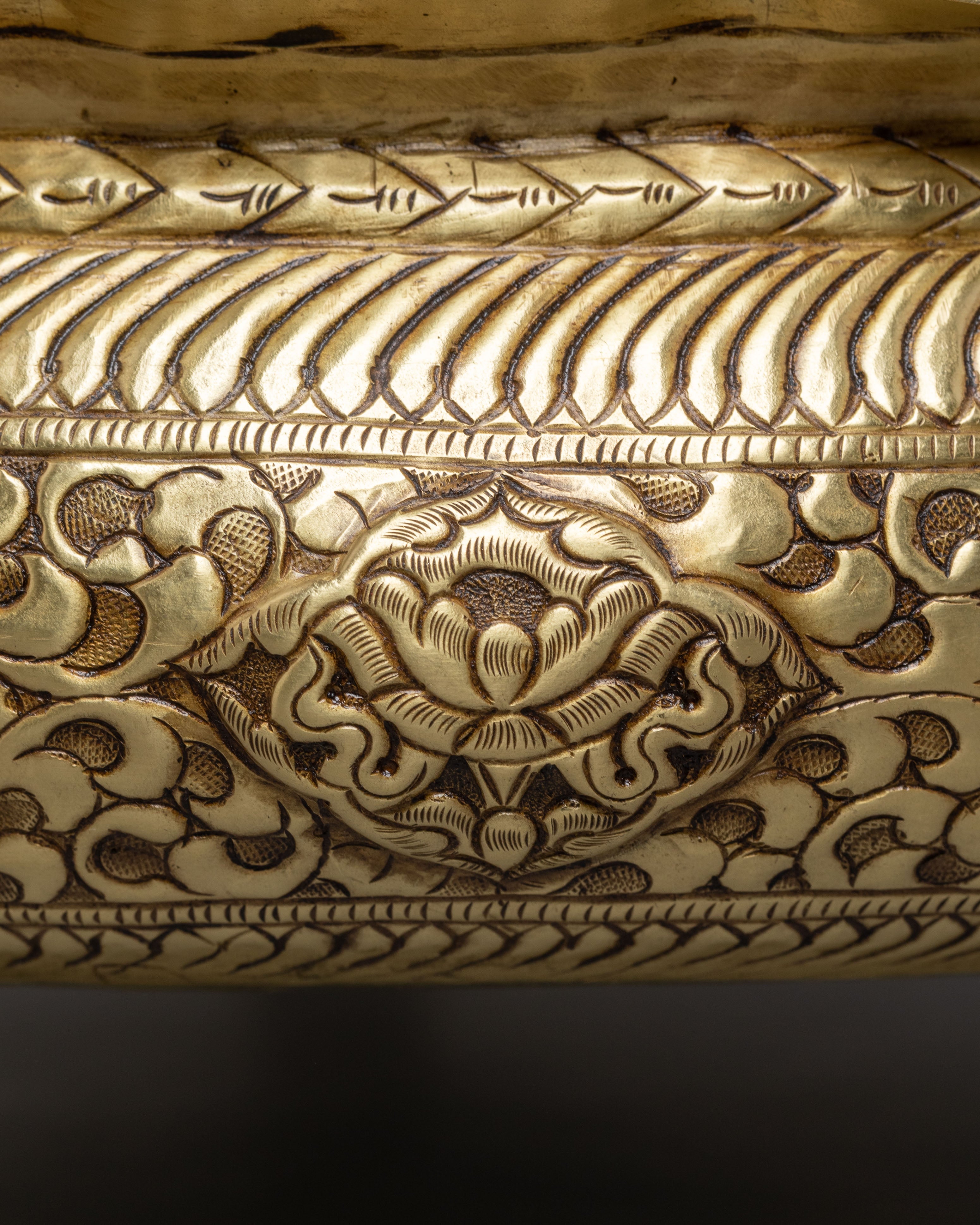 Traditional Urli Bowl for Home Decor | Handcrafted Bronze Decorative Vessel