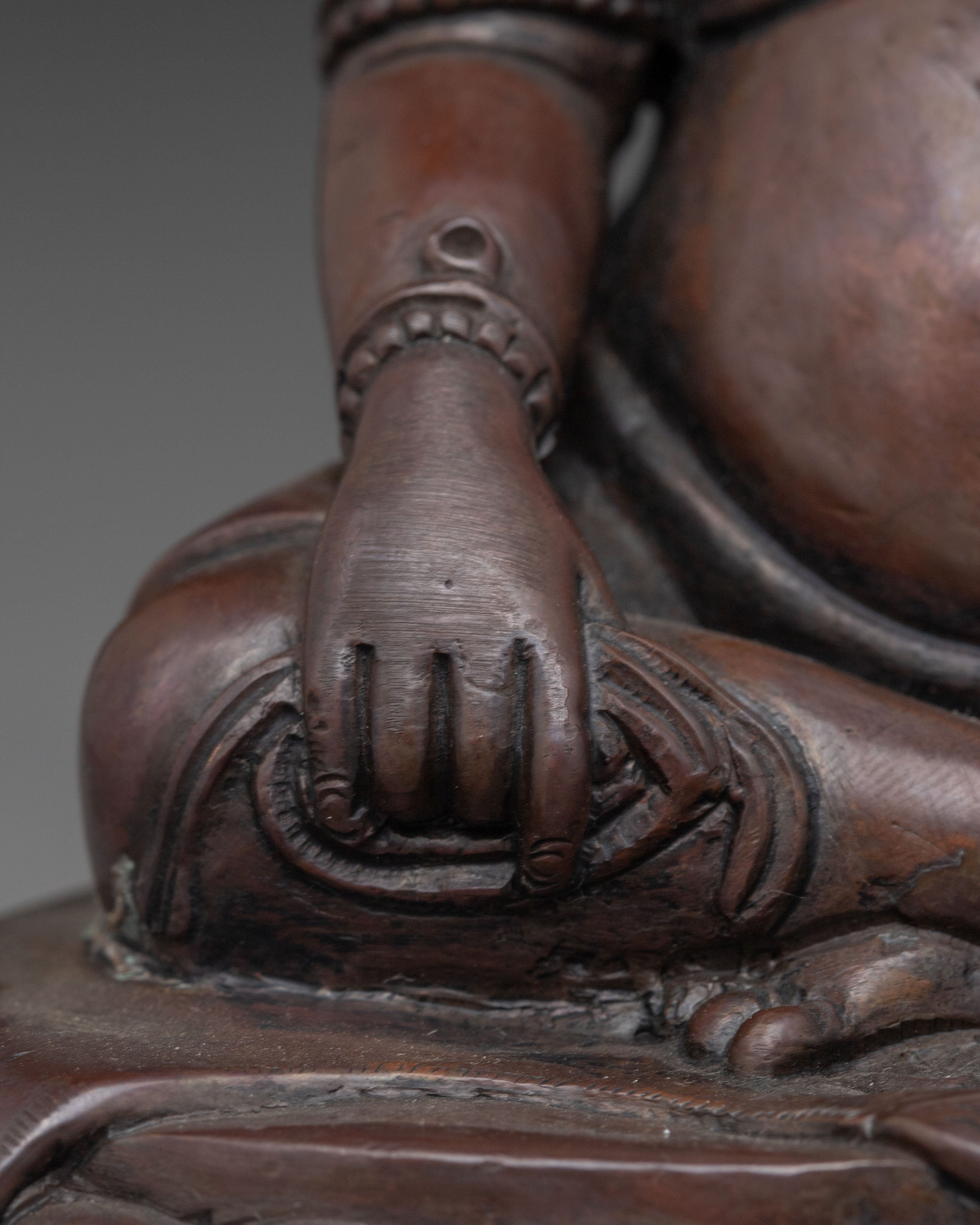 Oxidized Thangtong Gyalpo Figurine | Visionary Tibetan Saint