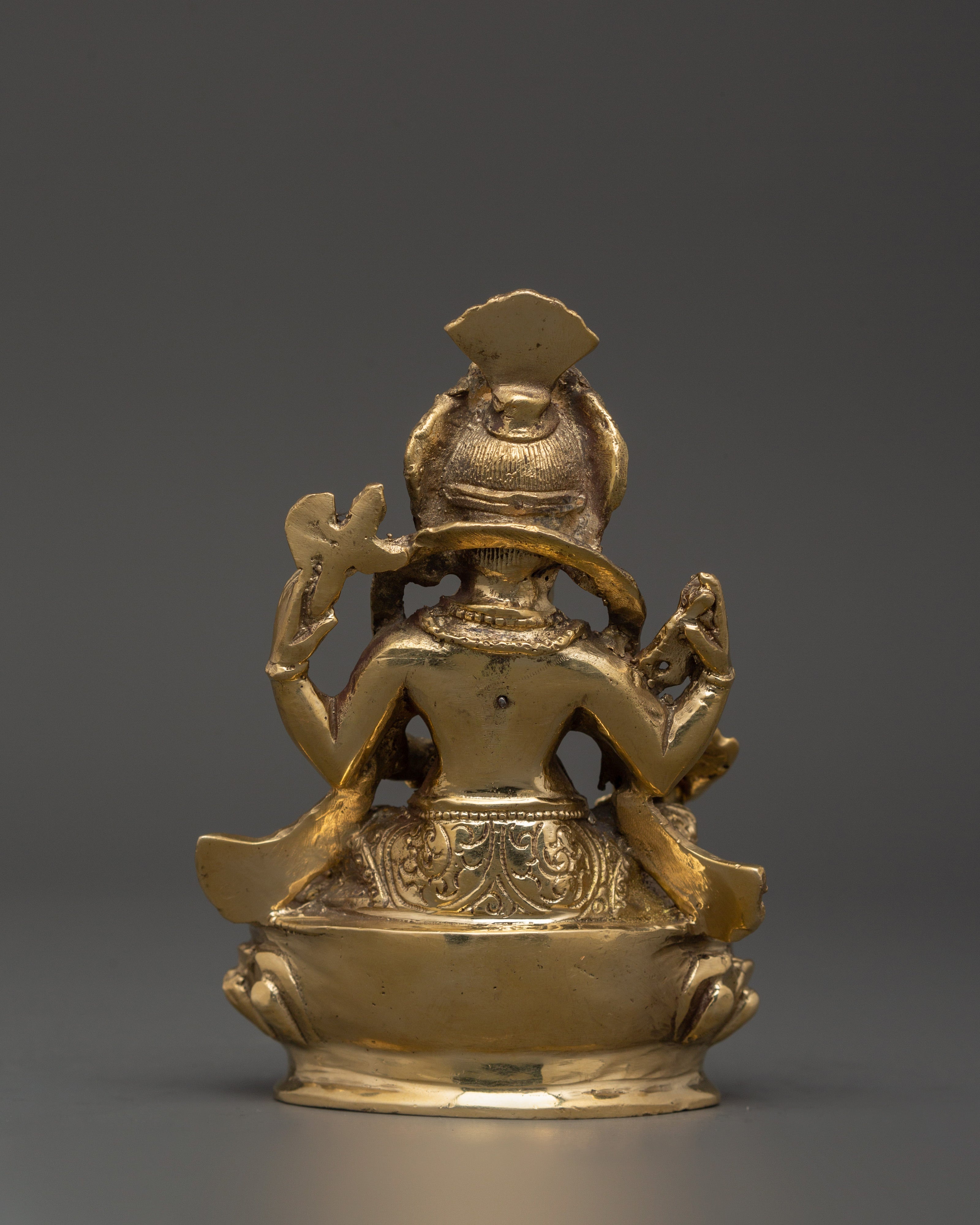 Sacred Figurine of Hindu Deity Ganesha | Elephant God Spiritual Art