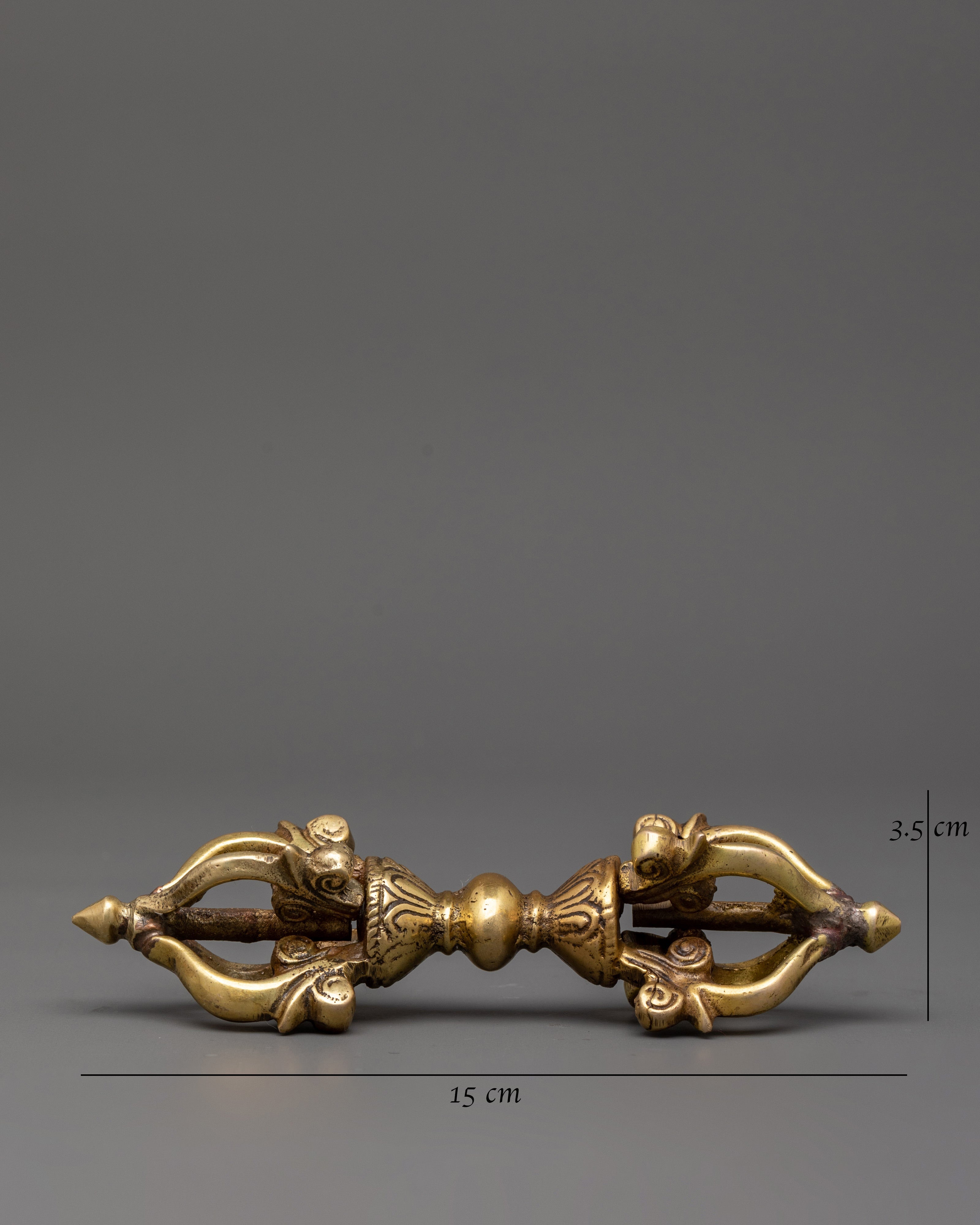 Handcrafted Brass Vajra Dorje | Buddhist Ritual Symbol