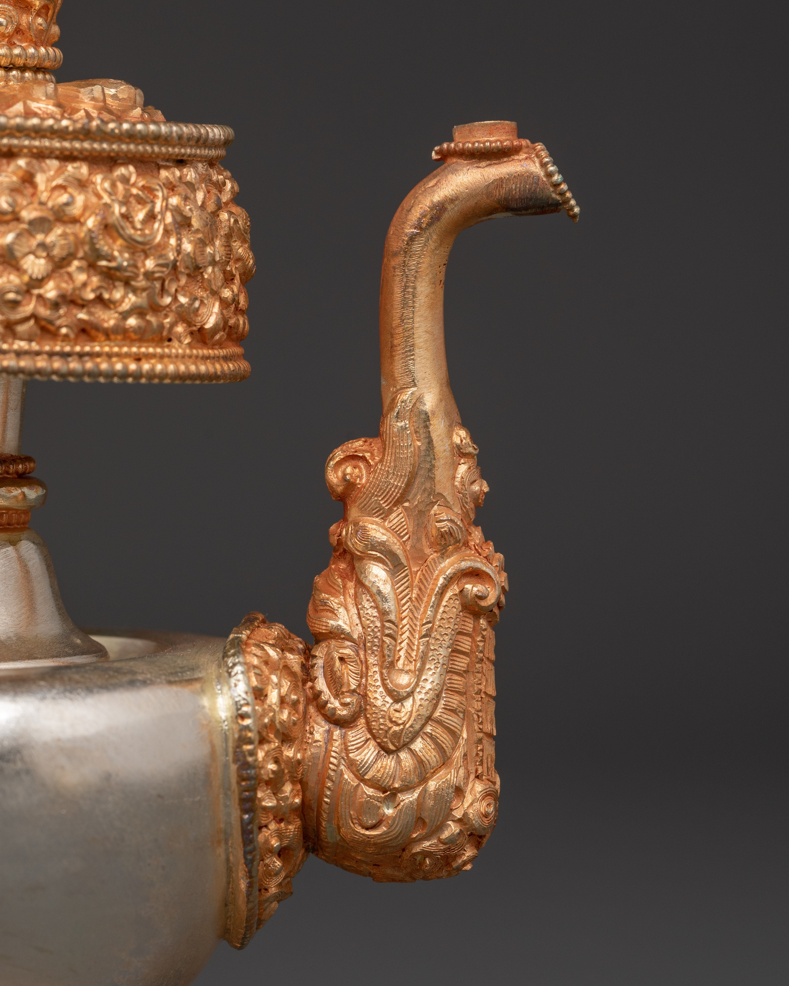 Handcrafted Bhumpa Ritual Vase | Buddhist Ritual Offering Vessel