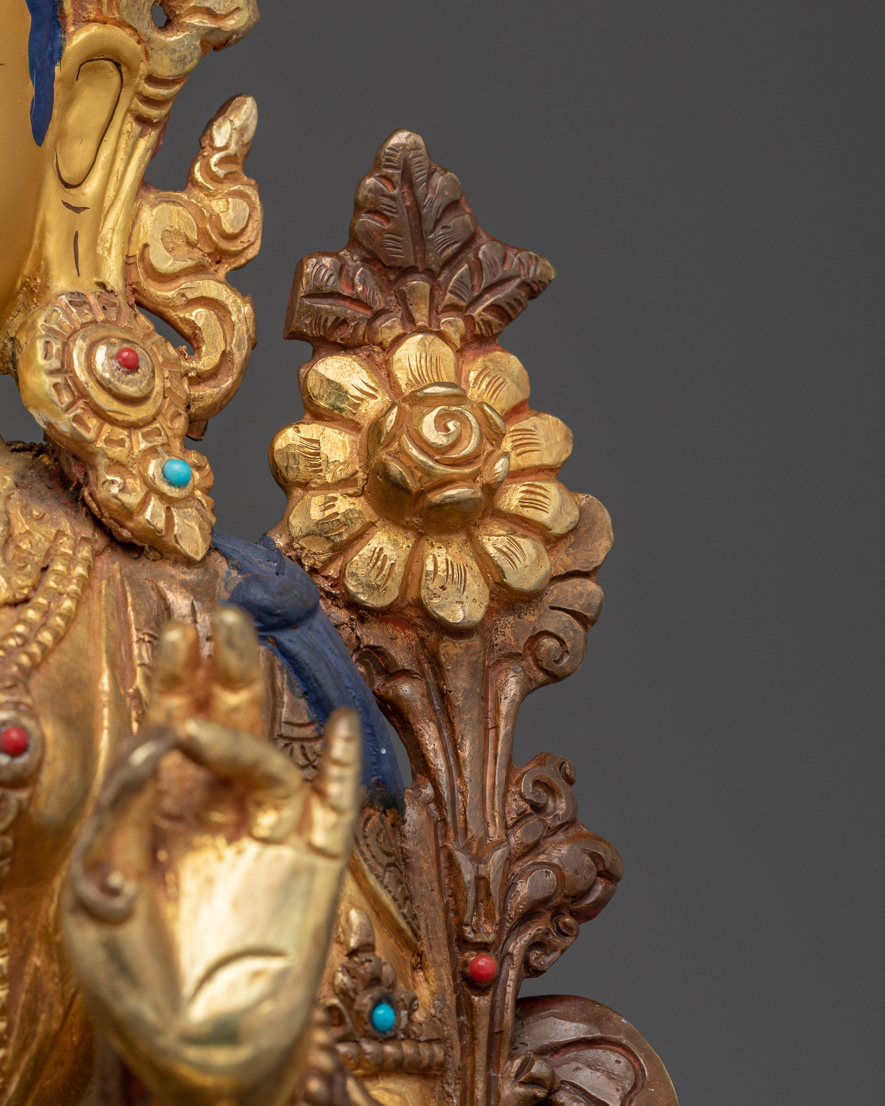 Religious Art of Green Tara | Seven Eyed Deity