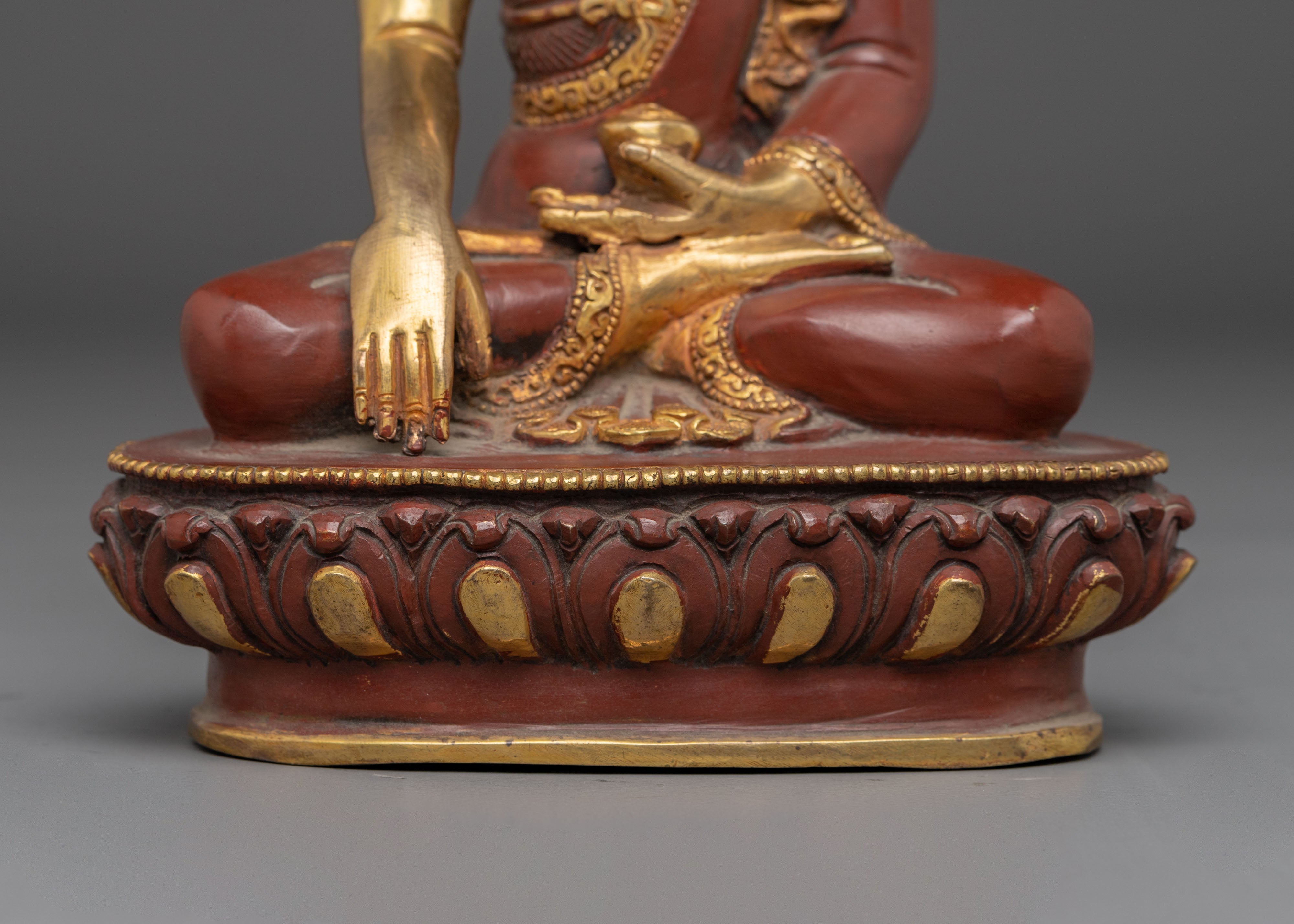 Handcrafted Figurine of Shakyamuni Buddha | Buddha of Wisdom and Compassion