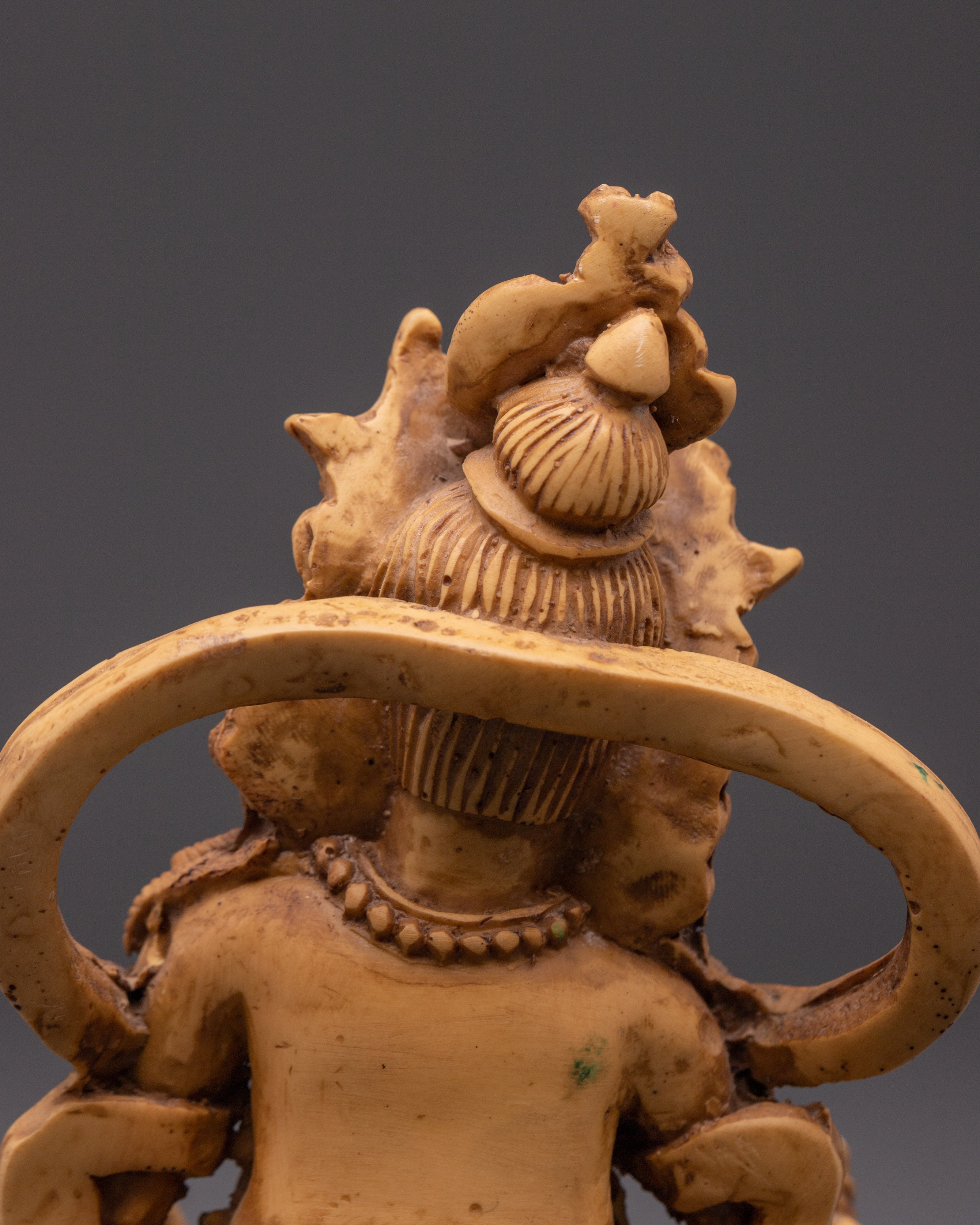 Dzambhala God of Prosperity Sculpture | Symbol of Wealth and Compassion