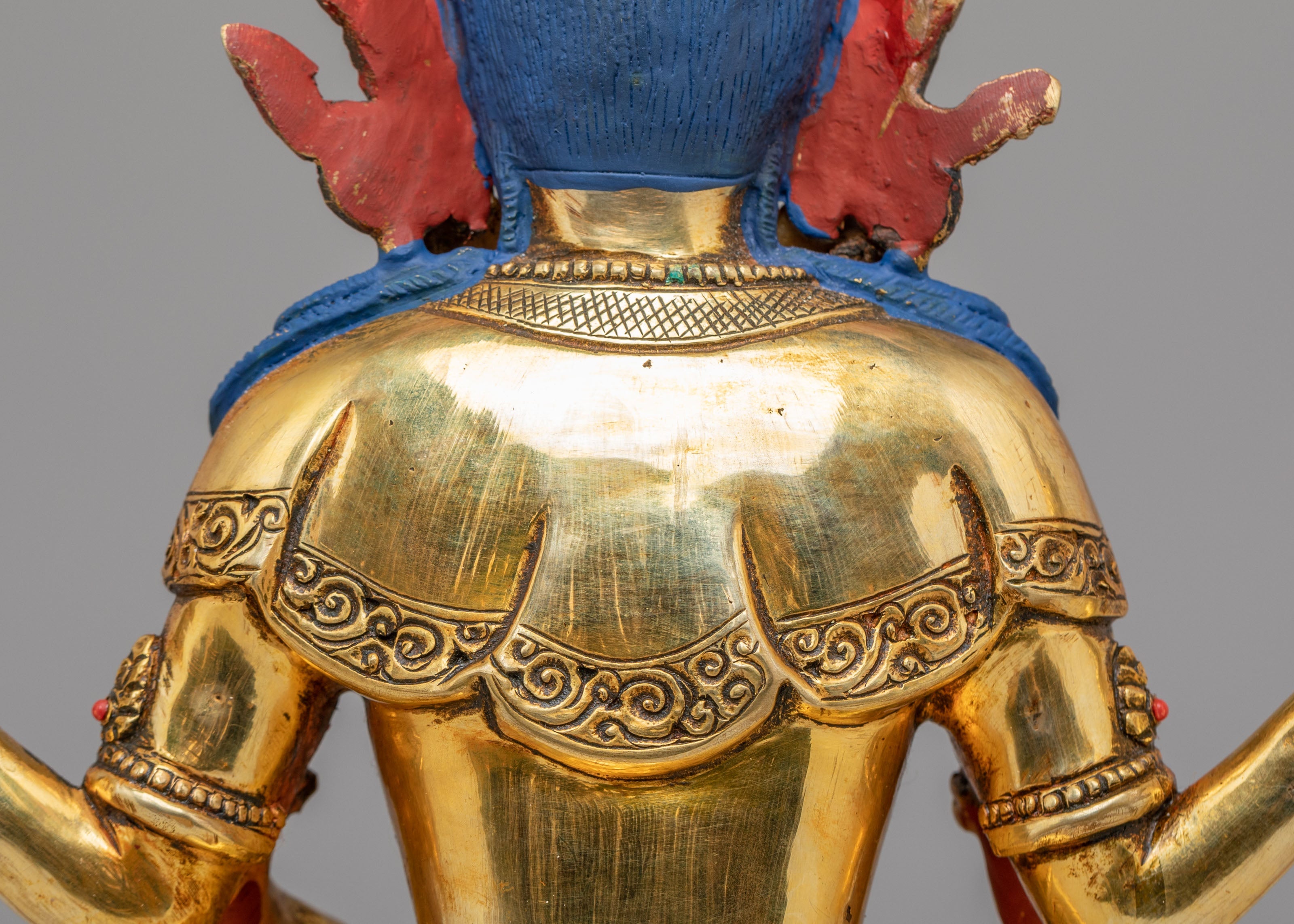 Handcrafted Bishnu Spiritual Figurine | Sacred Home Decor
