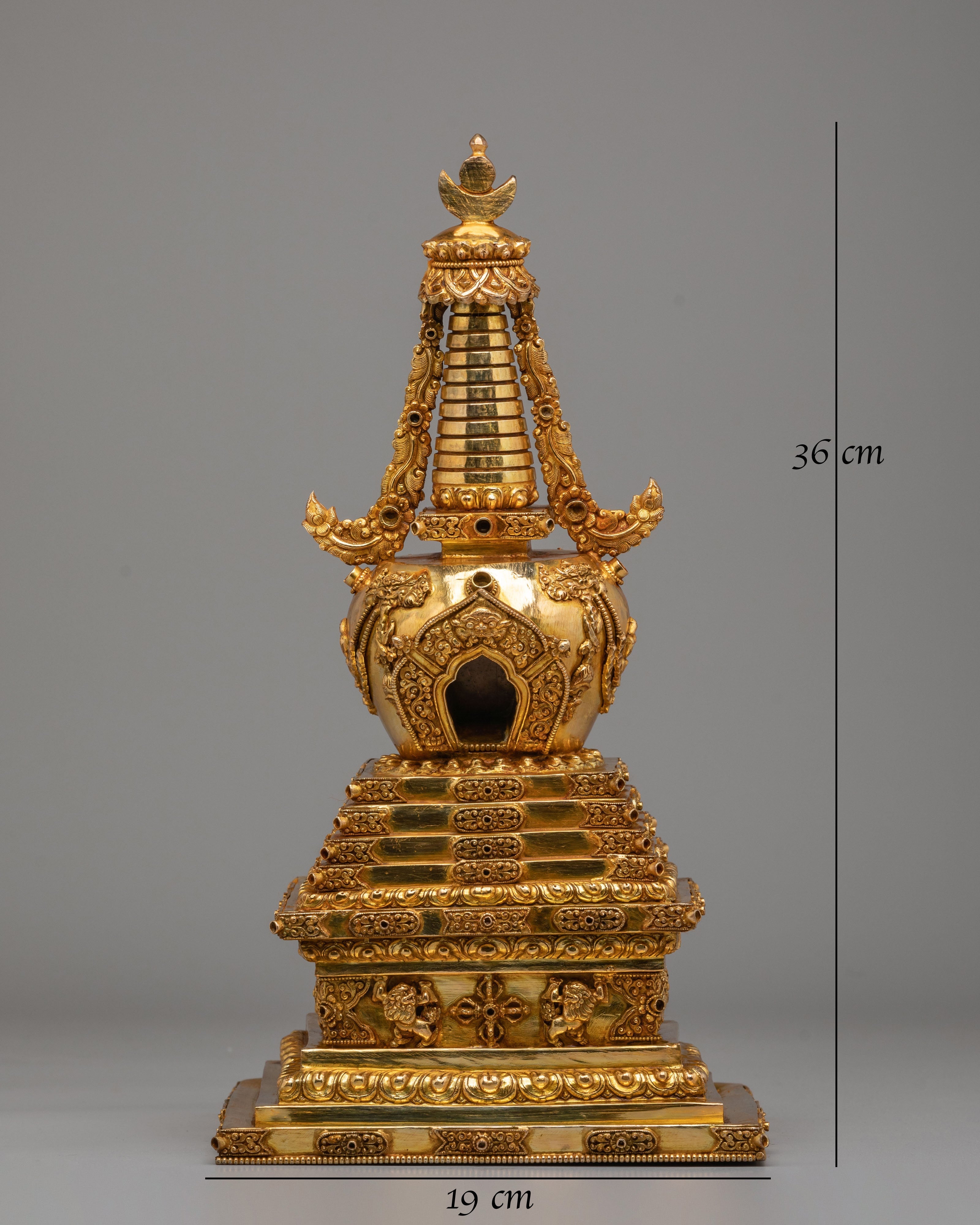 Handmade Buddhist Stupa for Rituals | Symbol of Enlightenment