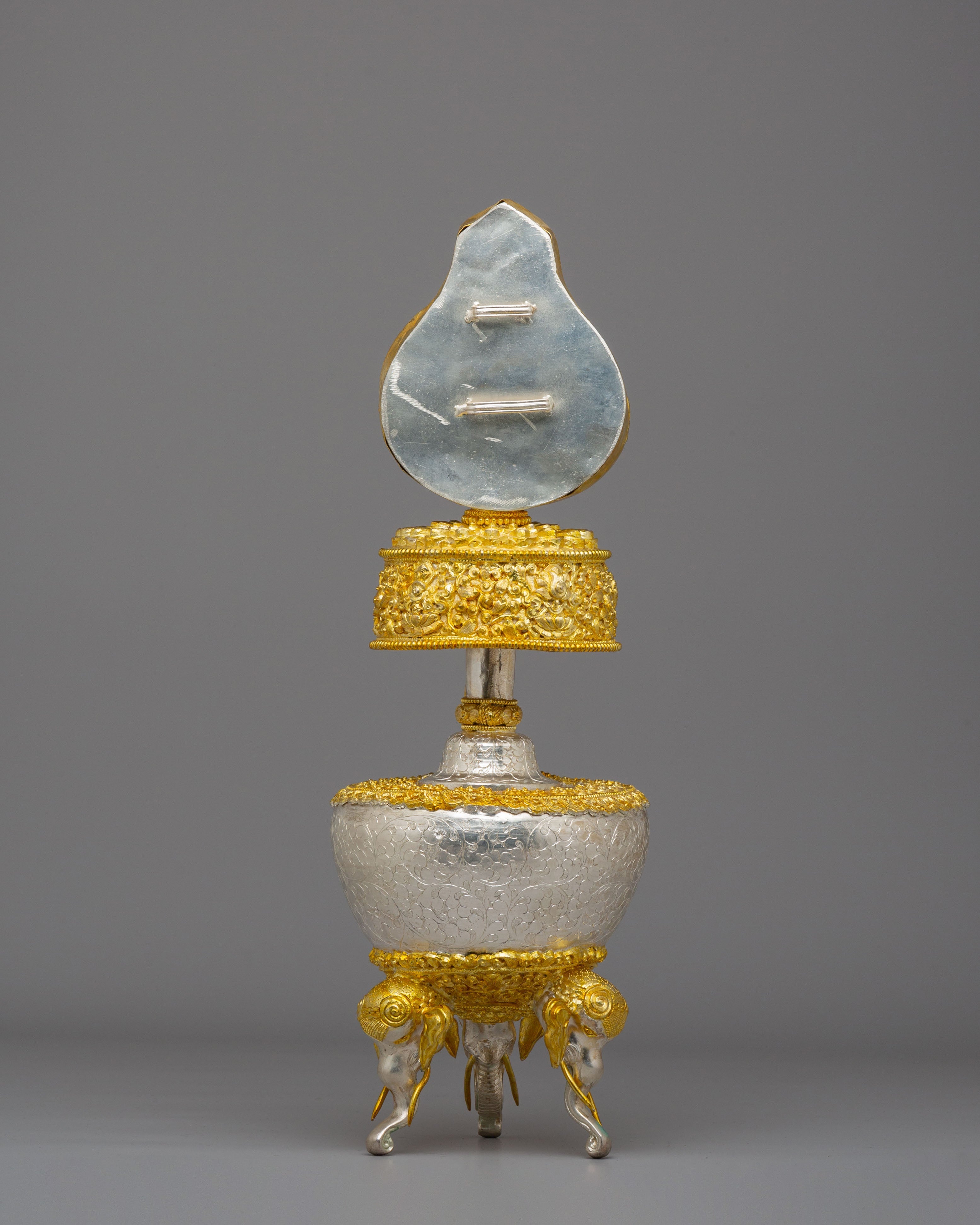 Handcrafted Bhumba for Altar Use | Sacred Vessel for Spiritual Ceremonies