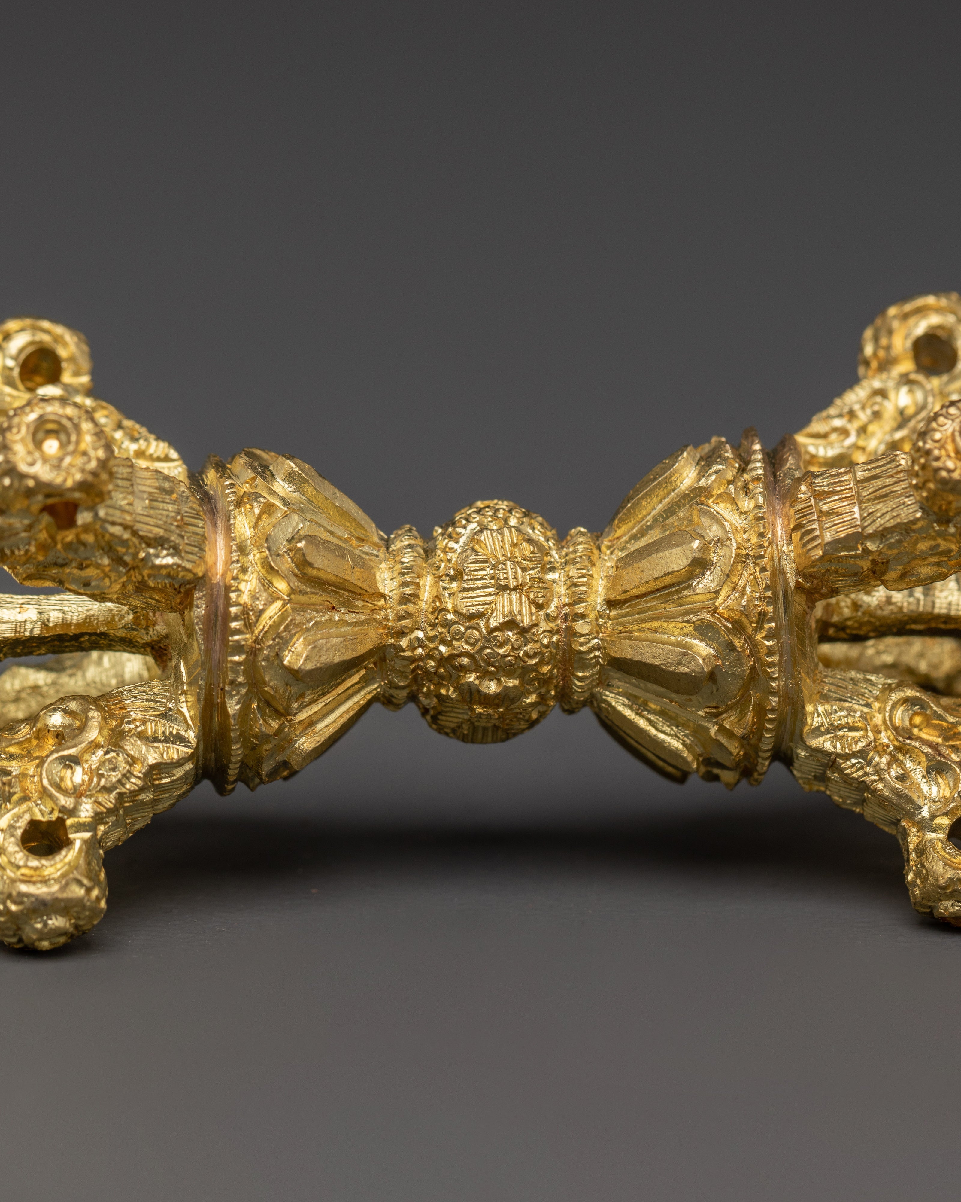 Traditional Tibetan Bell and Vajra Set | Handcrafted Ritual Tools