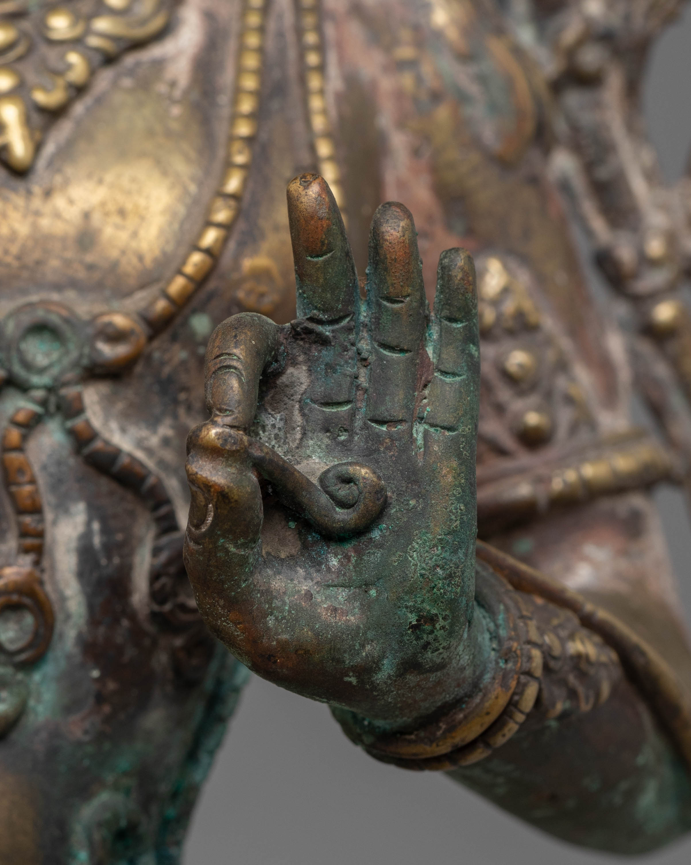 Green Tara Statue Protector from Suffering and Obstacles