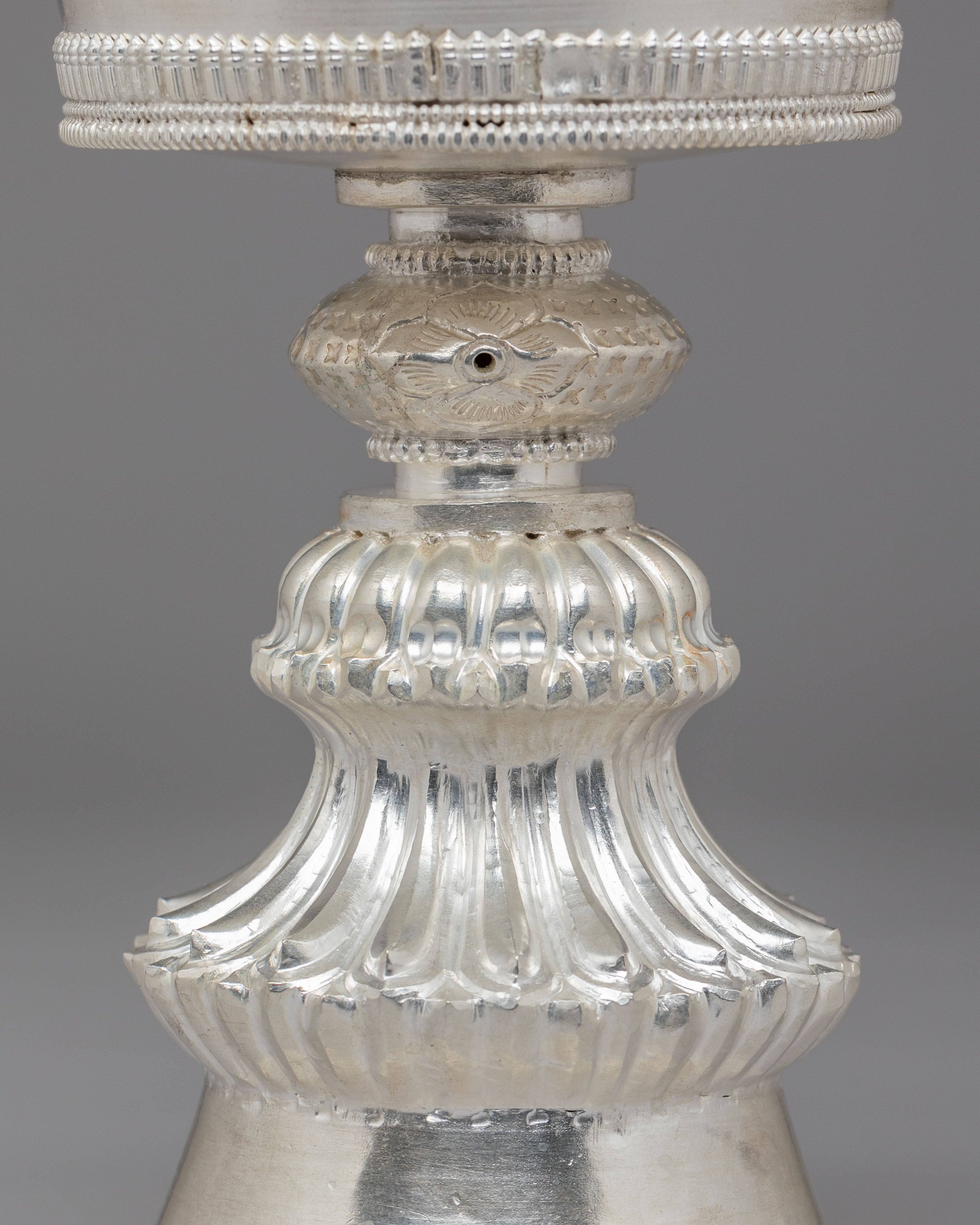 Sacred Buddhist Butter Lamp Set | Traditional Tibetan Light Offering Tool