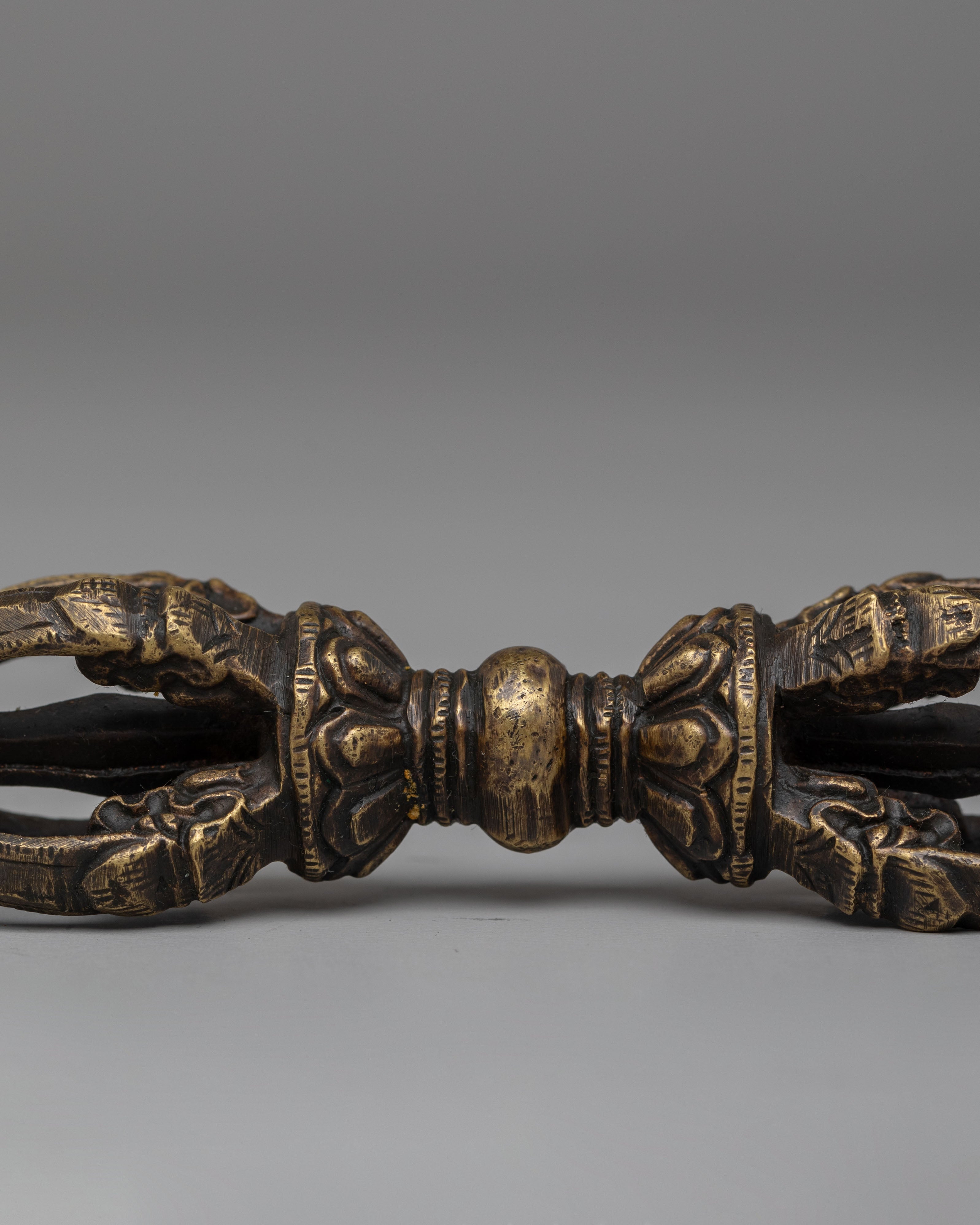 Handmade Vajra and Bell Set | Tibetan Ritual Tools for Spiritual Practice