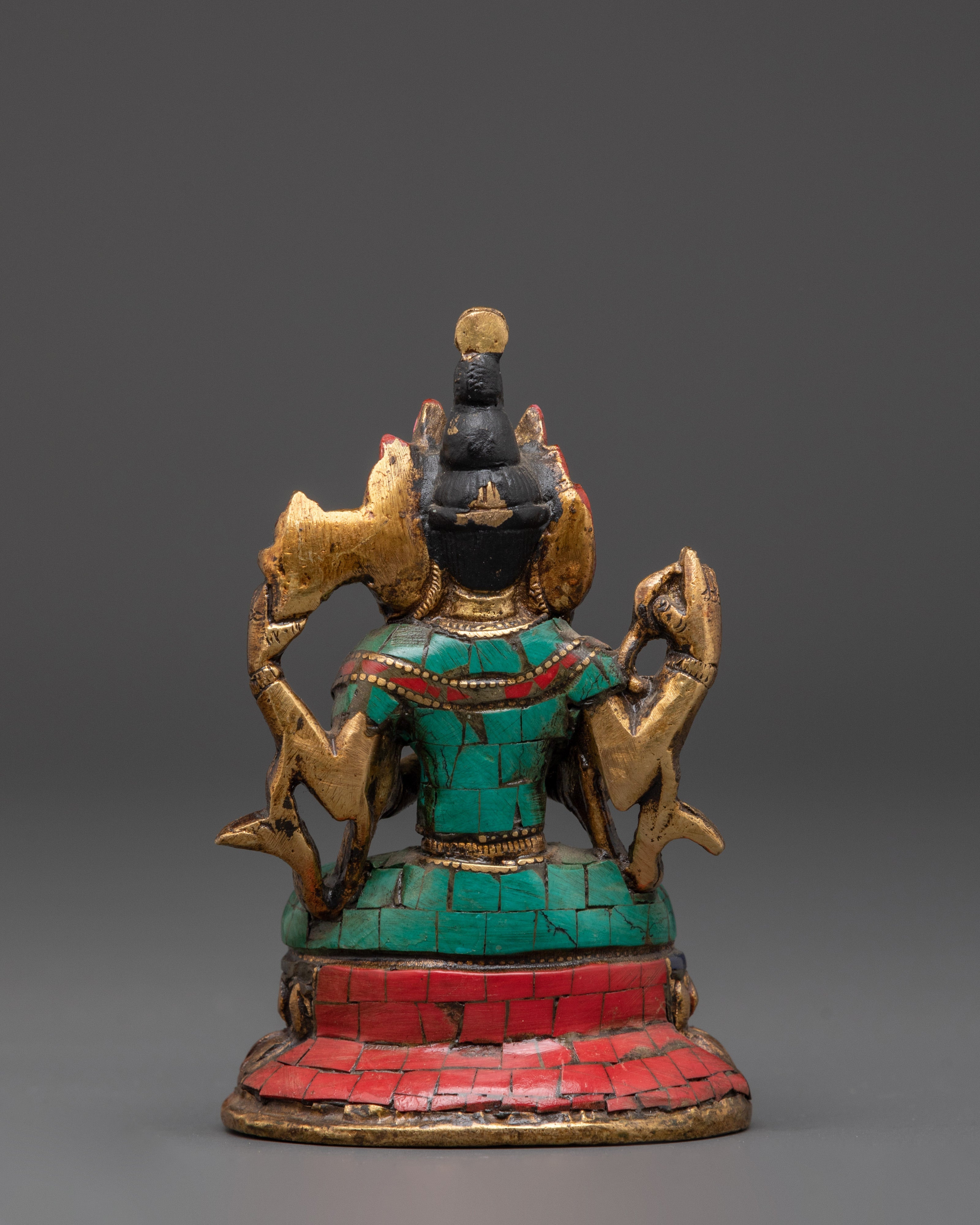 Handcrafted Tibetan Chenrezig Deity | Symbol of Compassion, Healing & Protection