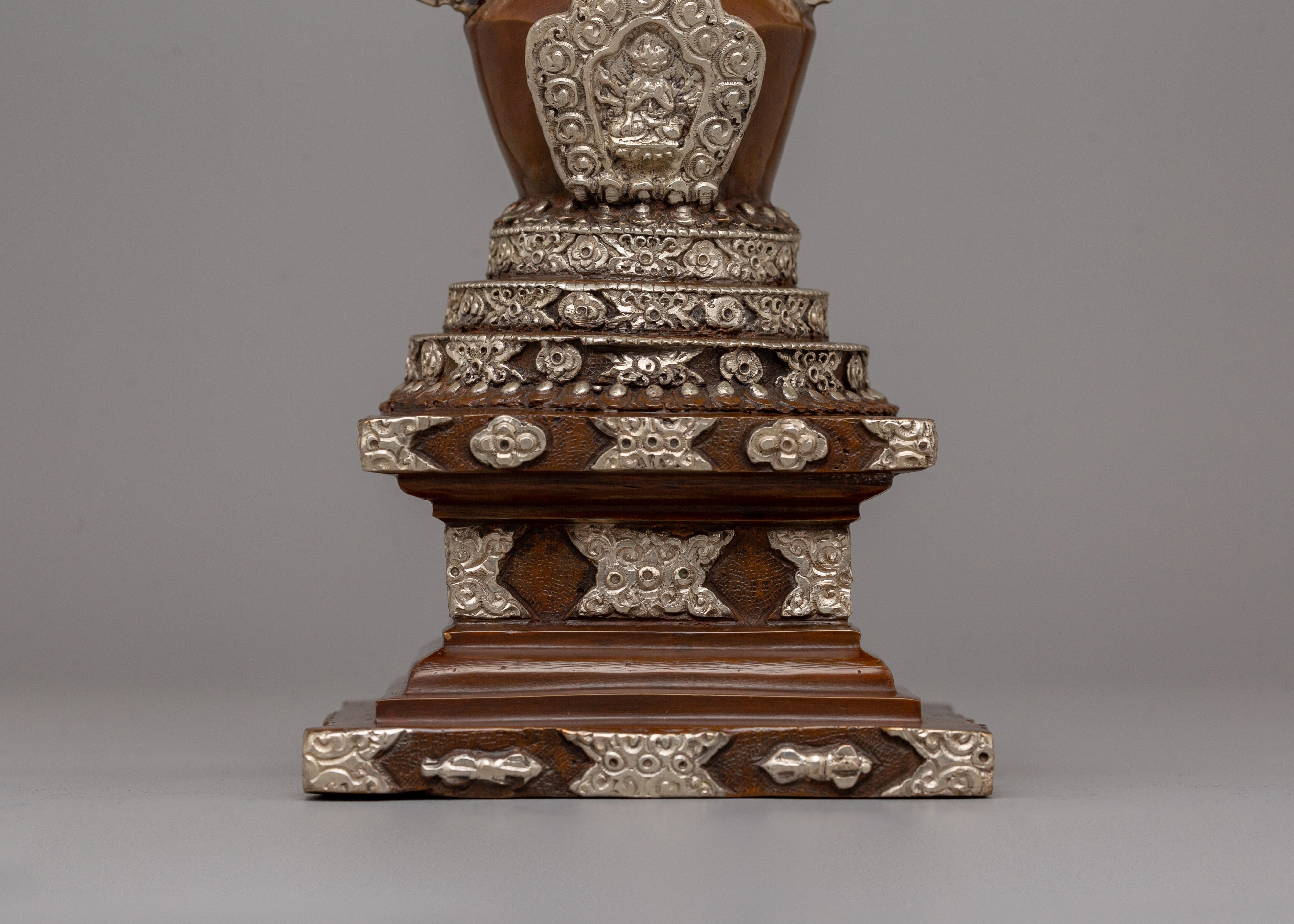 Namgyalma Stupa Statue | Sacred Buddhist Symbol for Peace and Spiritual Growth
