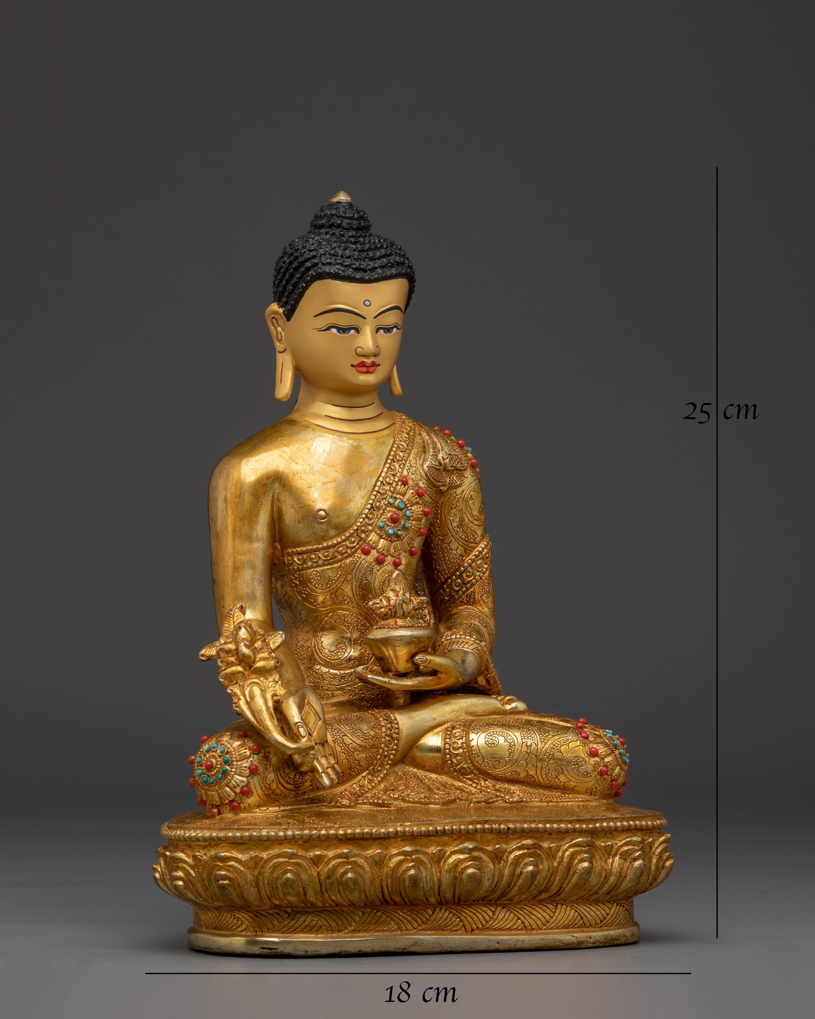 Exquisite Medicine Buddha Statue | Buddhist Healing Deity