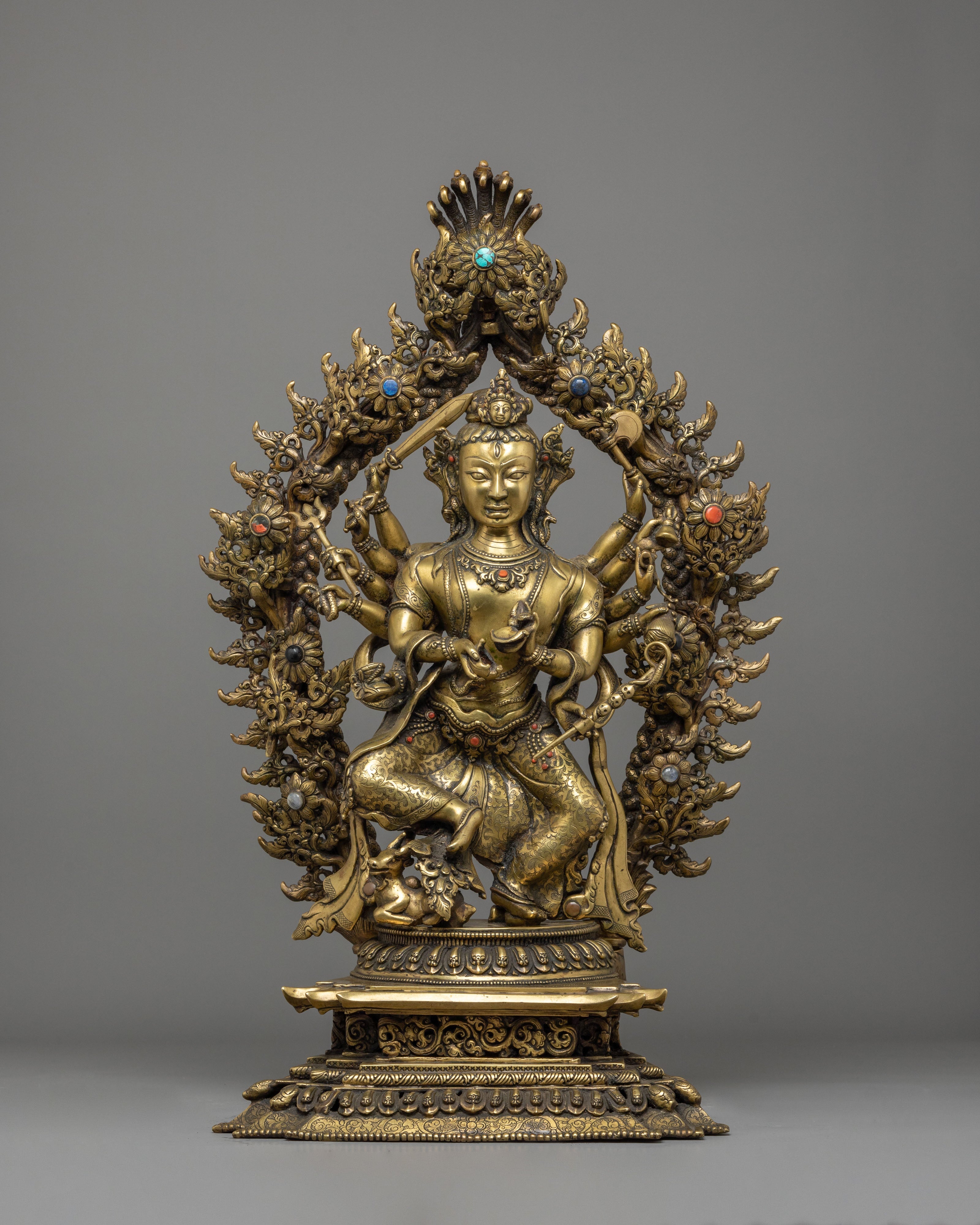 Handmade Nityanath Shiva Statue with Nandi