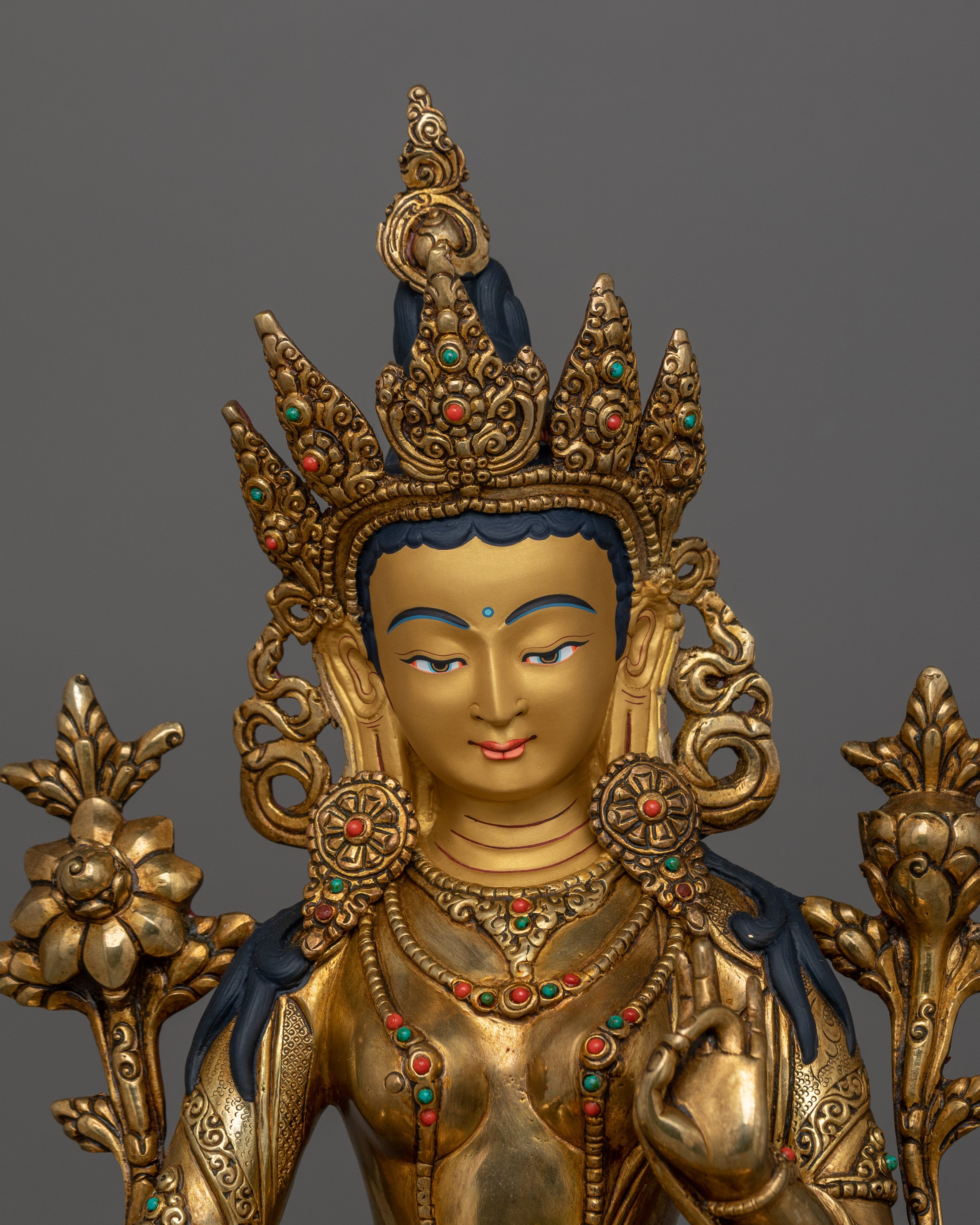 Handcrafted Mother Tara Statue | Female Buddha Buddhist Deity Statue