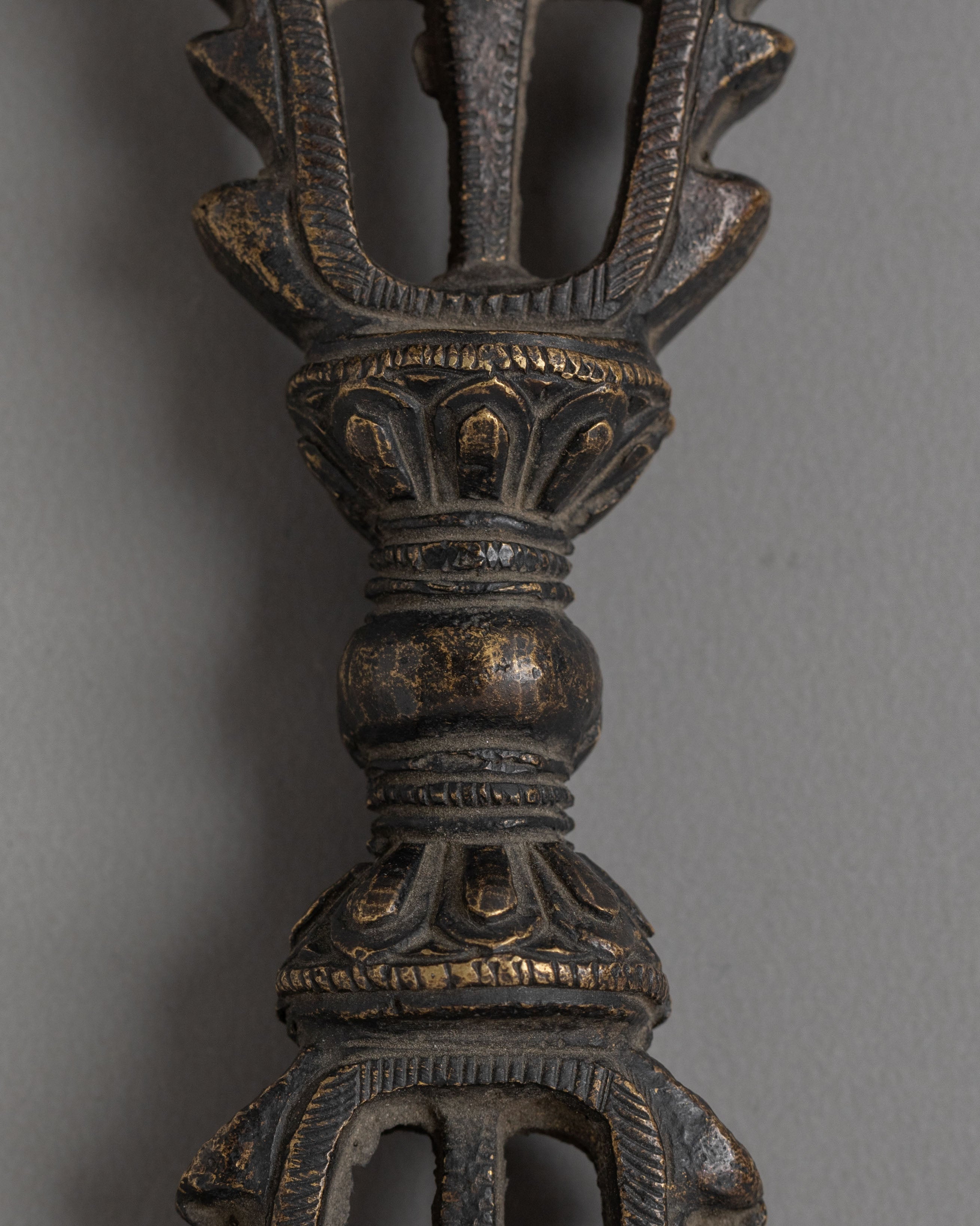 Sacred Tantric Meditation Vajra | Brass Tibetan Buddhist Ritual Dorje
