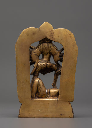 The Mahakali brass statue | Home Shrine Art