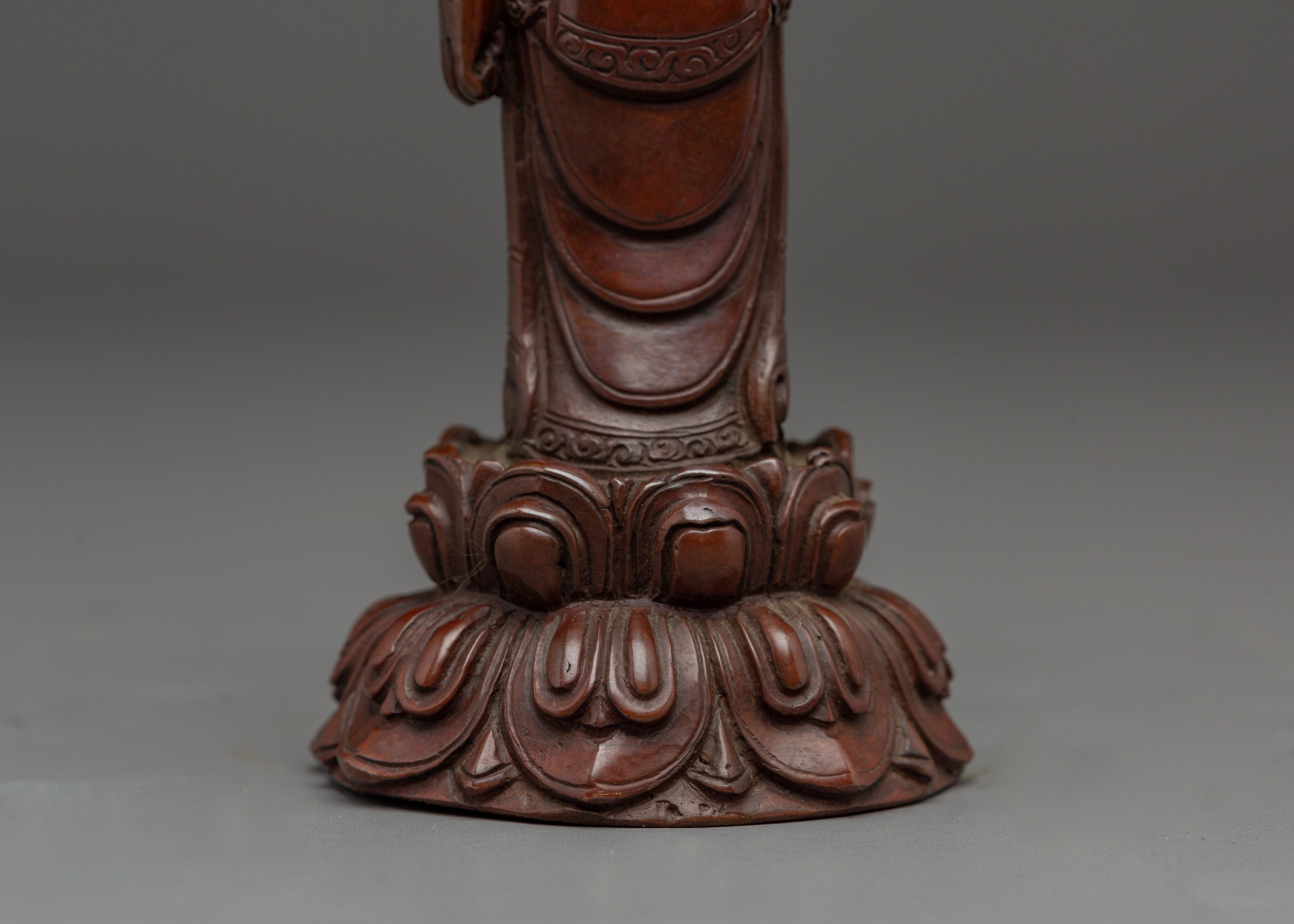 Elegant Little Buddha Statue | Handcrafted Buddhist Sculpture for Peace & Serenity