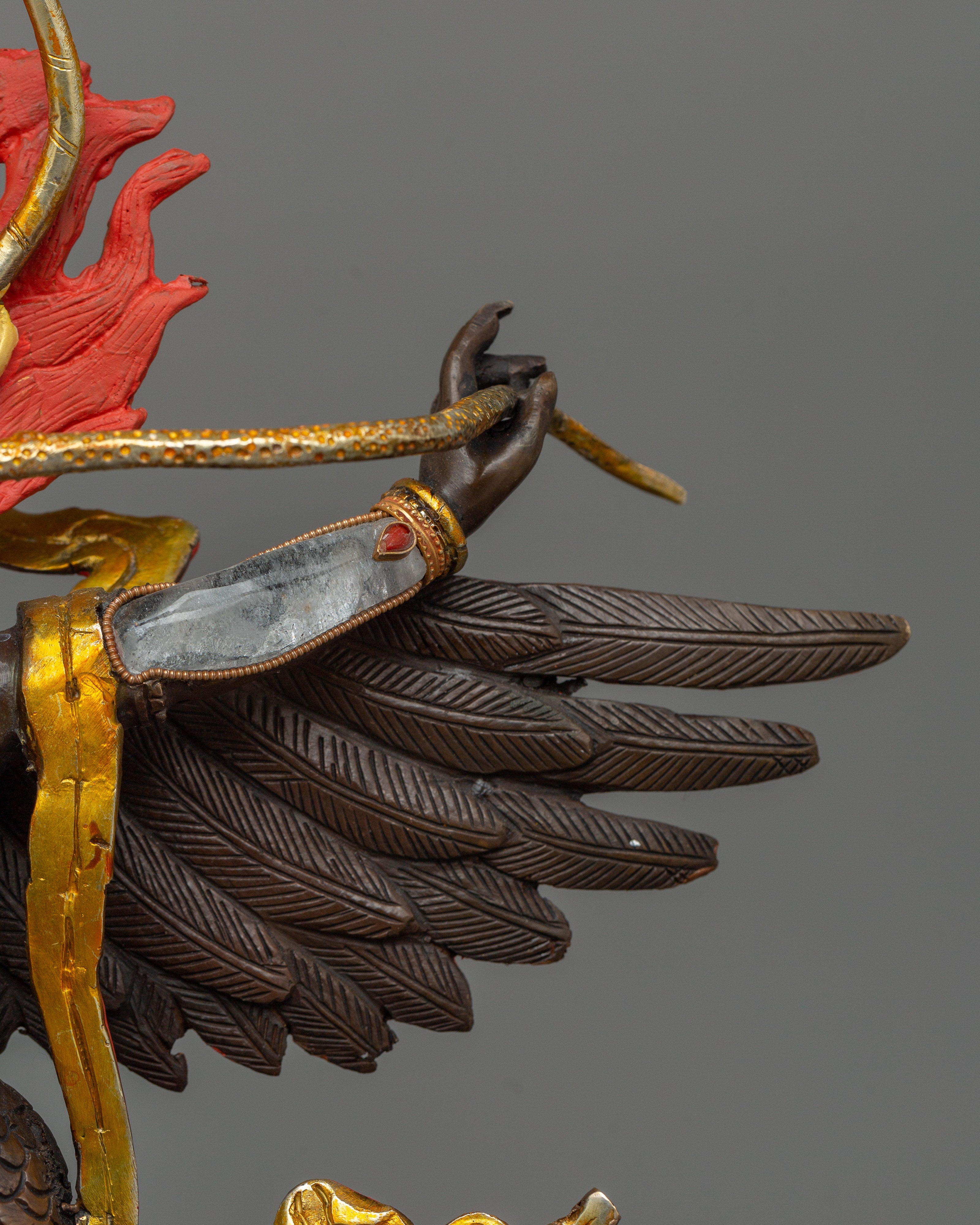 Divine bird Garuda Statue | Tibetan Sacred Art