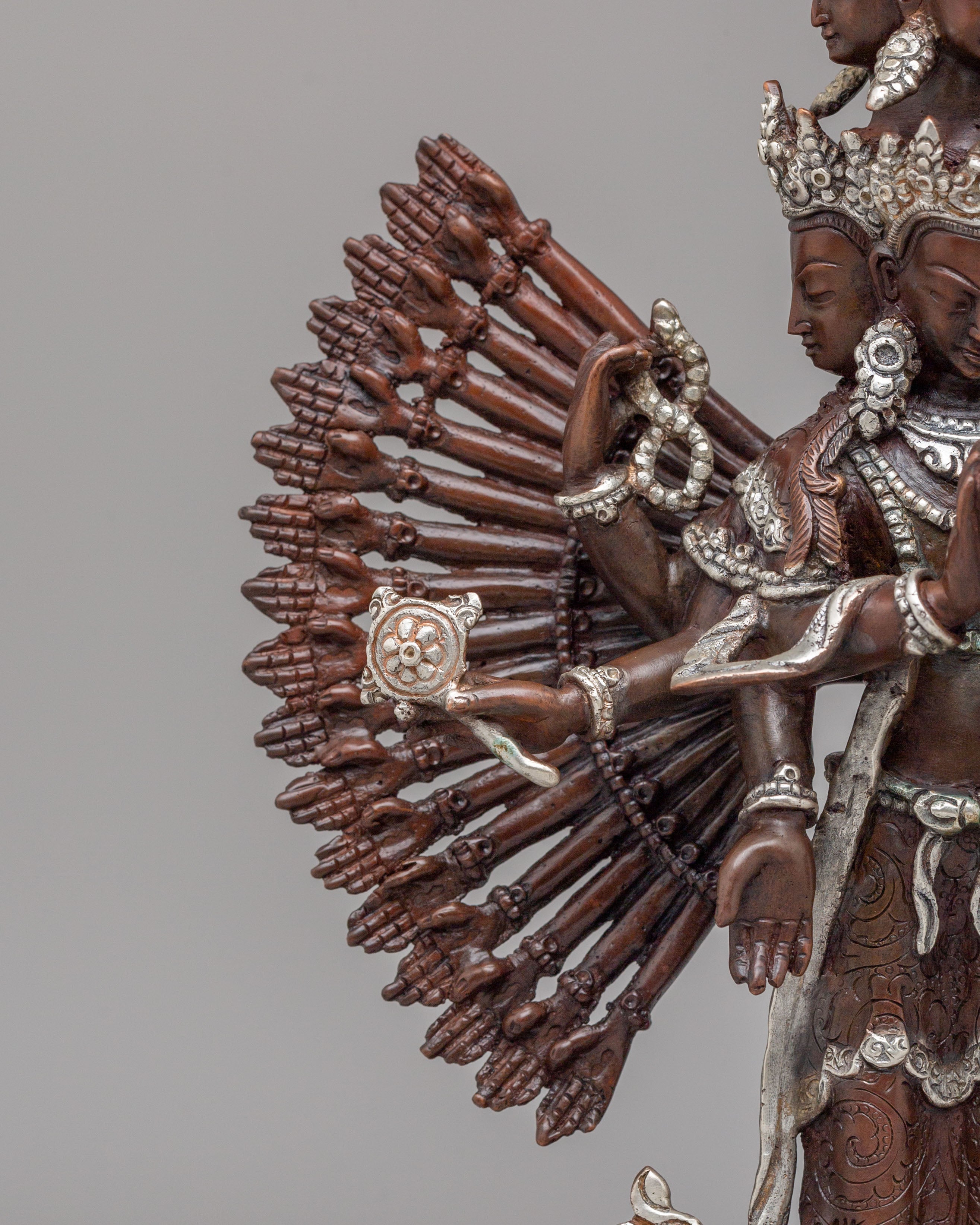 Thousand-Armed Chenrezig Sculpture | Symbol of Compassion