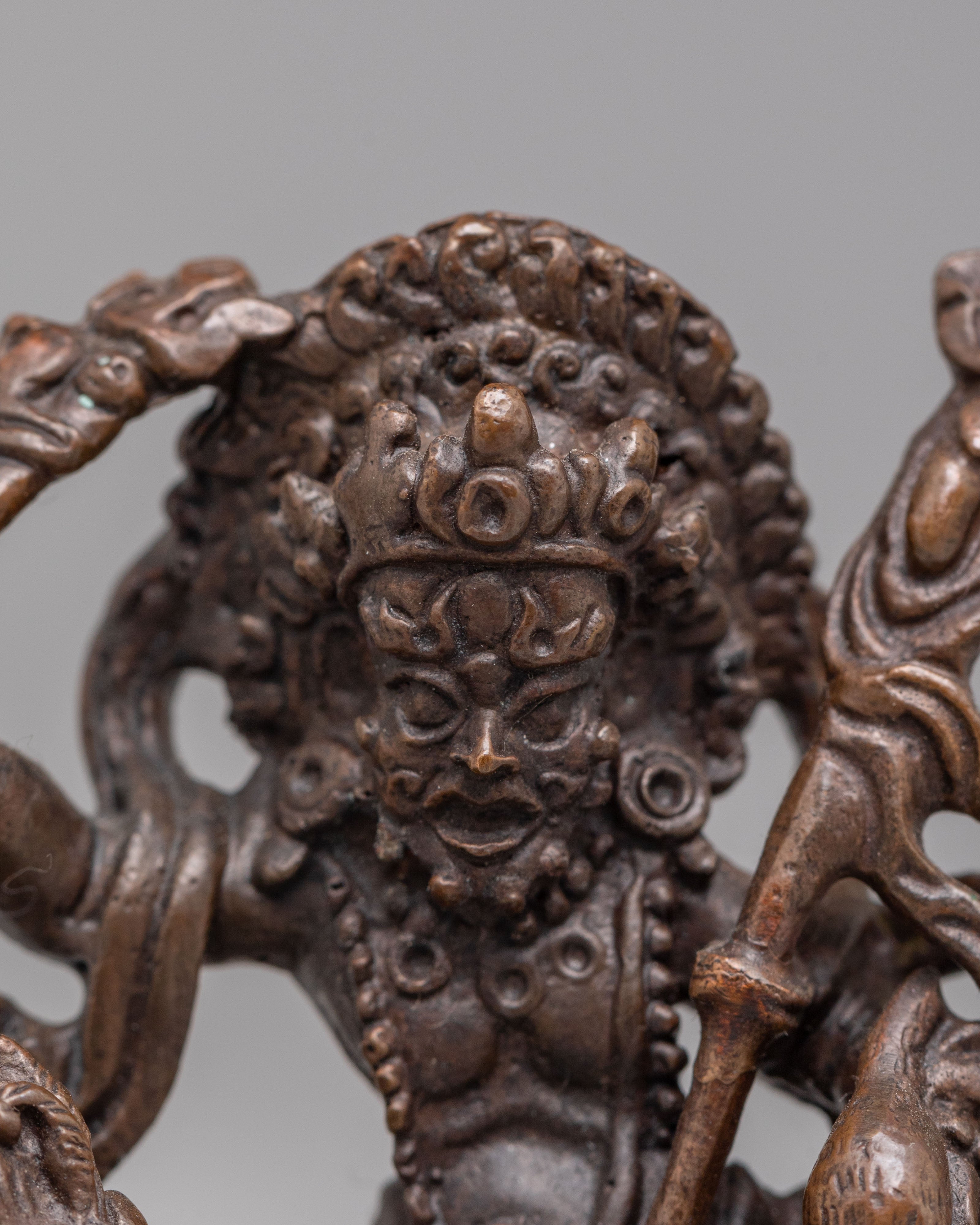Himalayan White Dzambhala Figure | Wealth Deity Statue