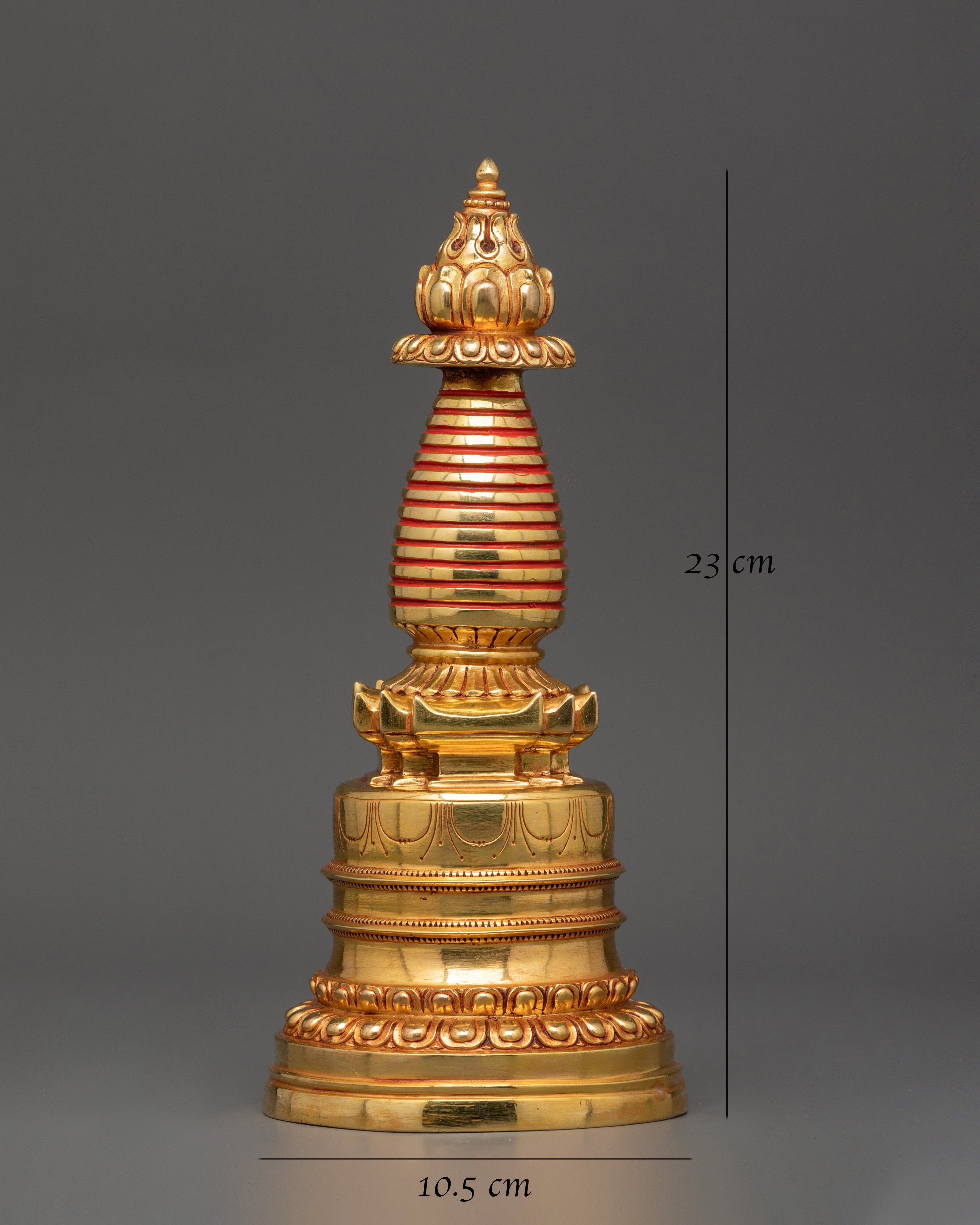 Tibetan Buddhist Stupa Shrine Decor | Symbol of Enlightenment and Purity