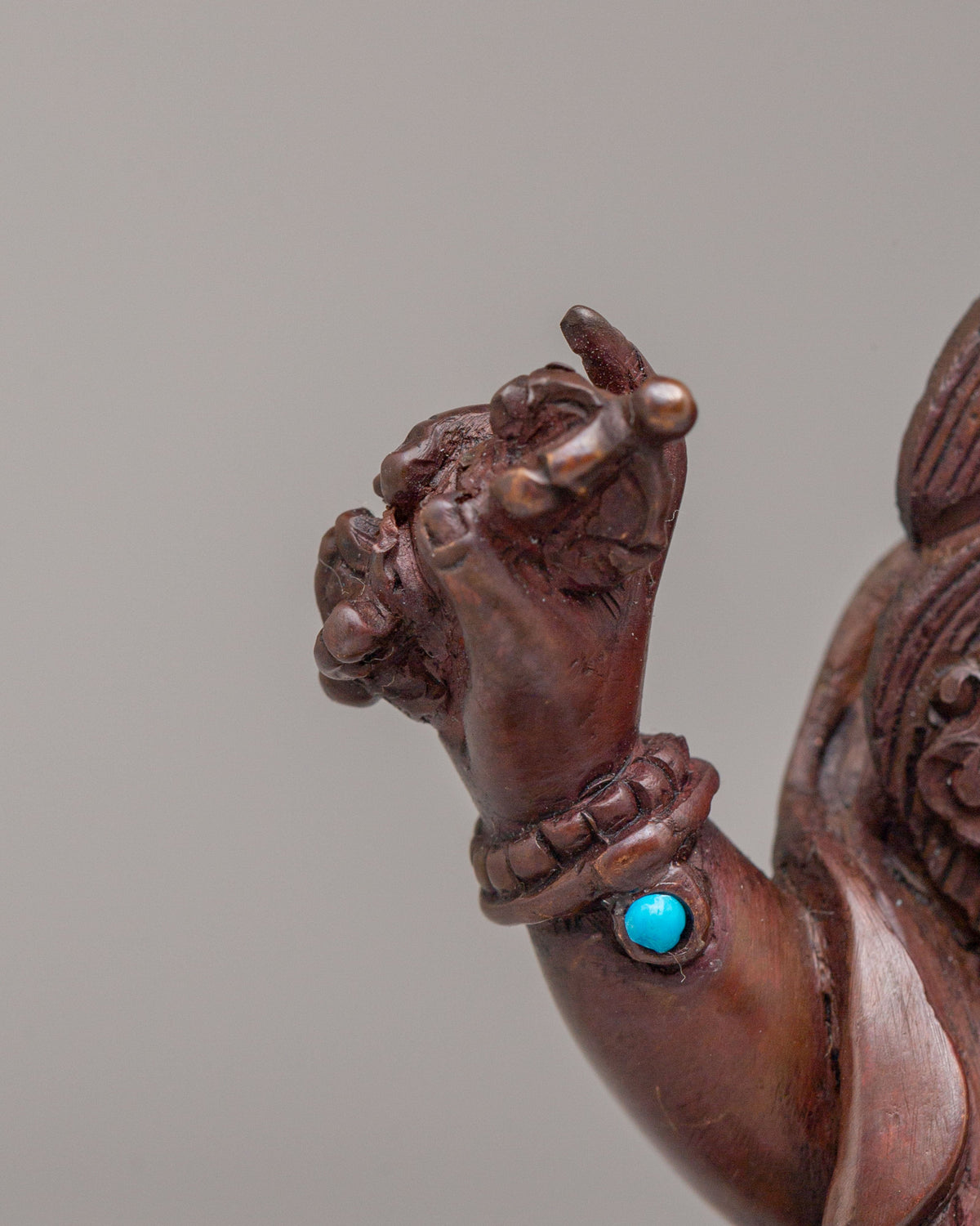 Tibetan Vajrapani Deity Statue | Handcrafted Artwork for Spiritual Protection
