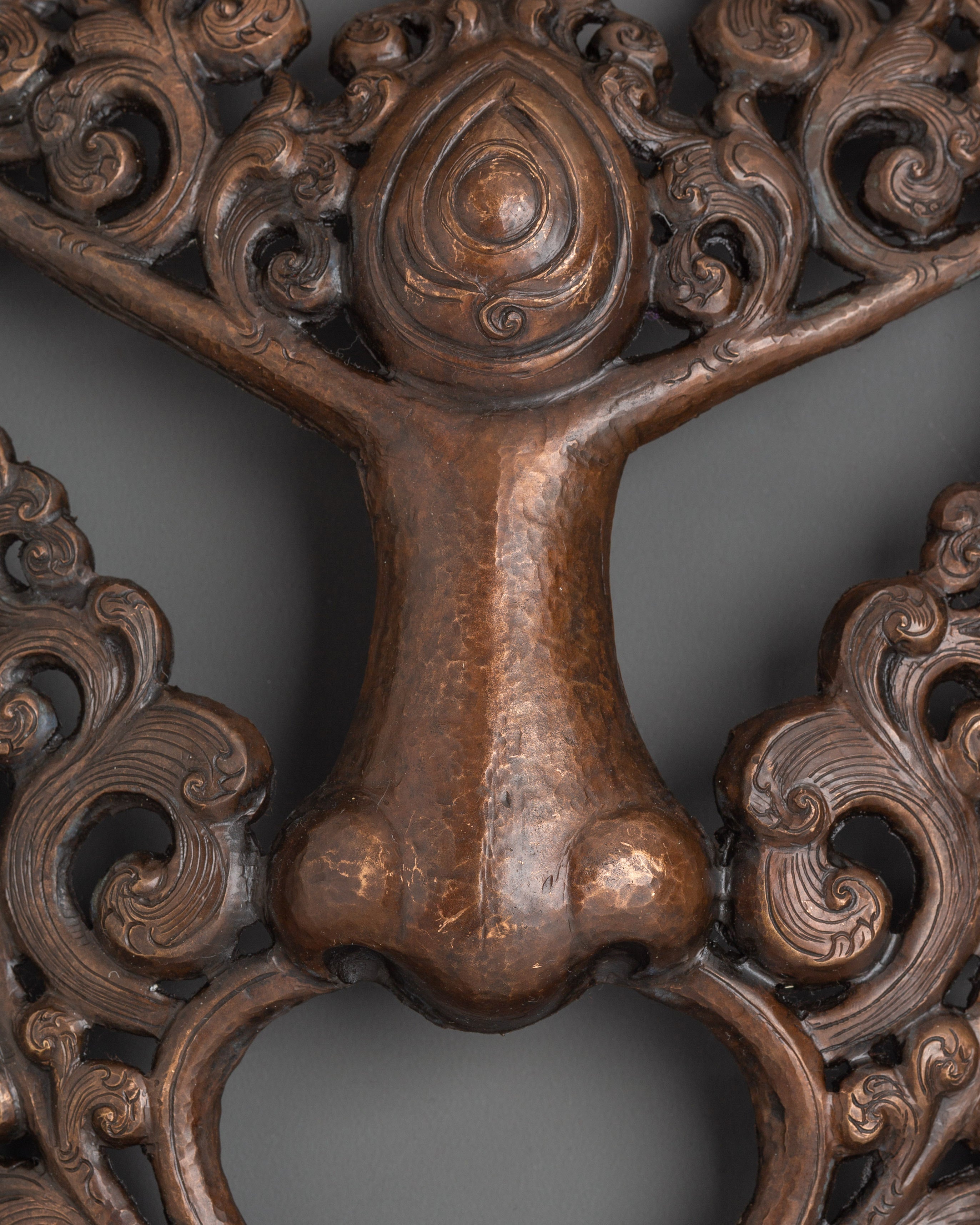 Tibetan Oxidized Mask for Ritual | Perfect for Sacred Spaces and Home Decor