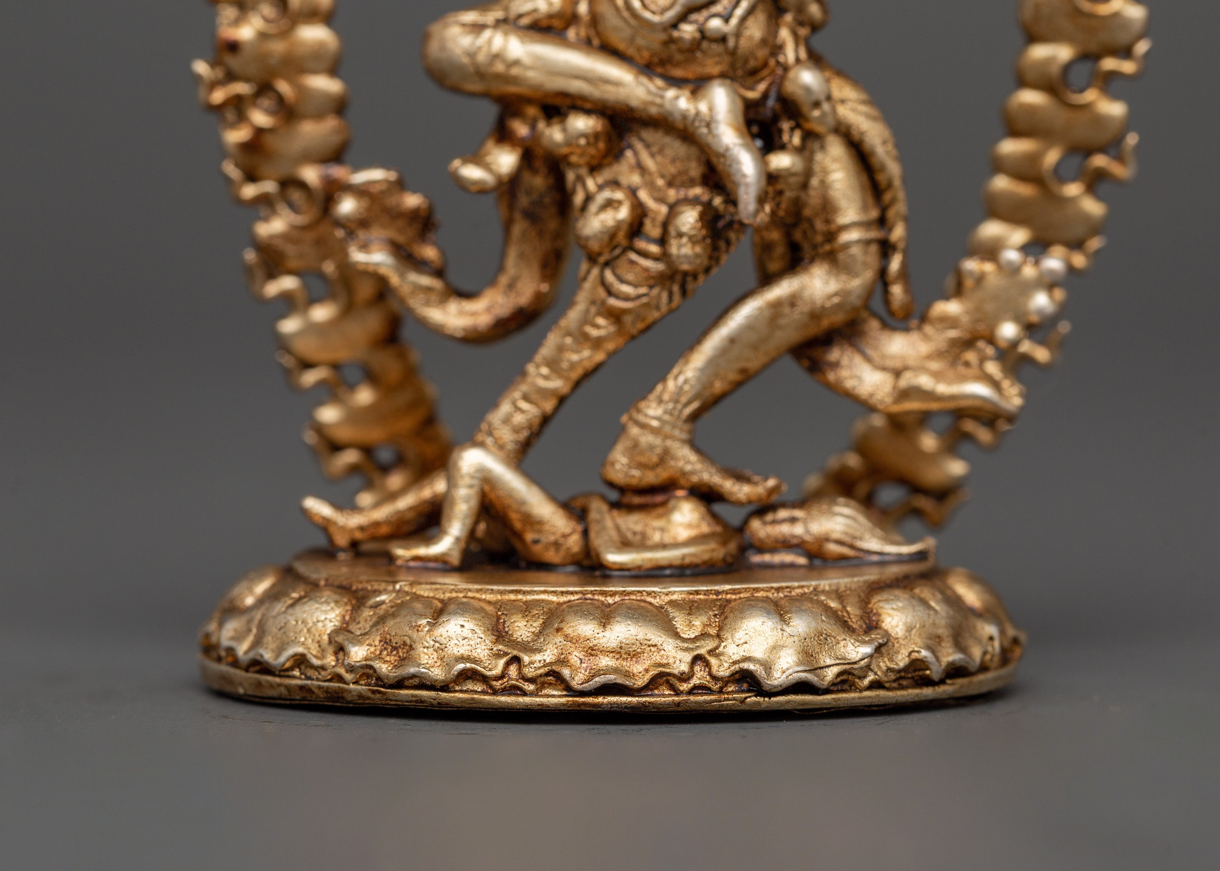 Troma Nagmo Wrathful Dakini Statue | Tibetan Wisdom Deity for Cho Practice, Altar & Ritual