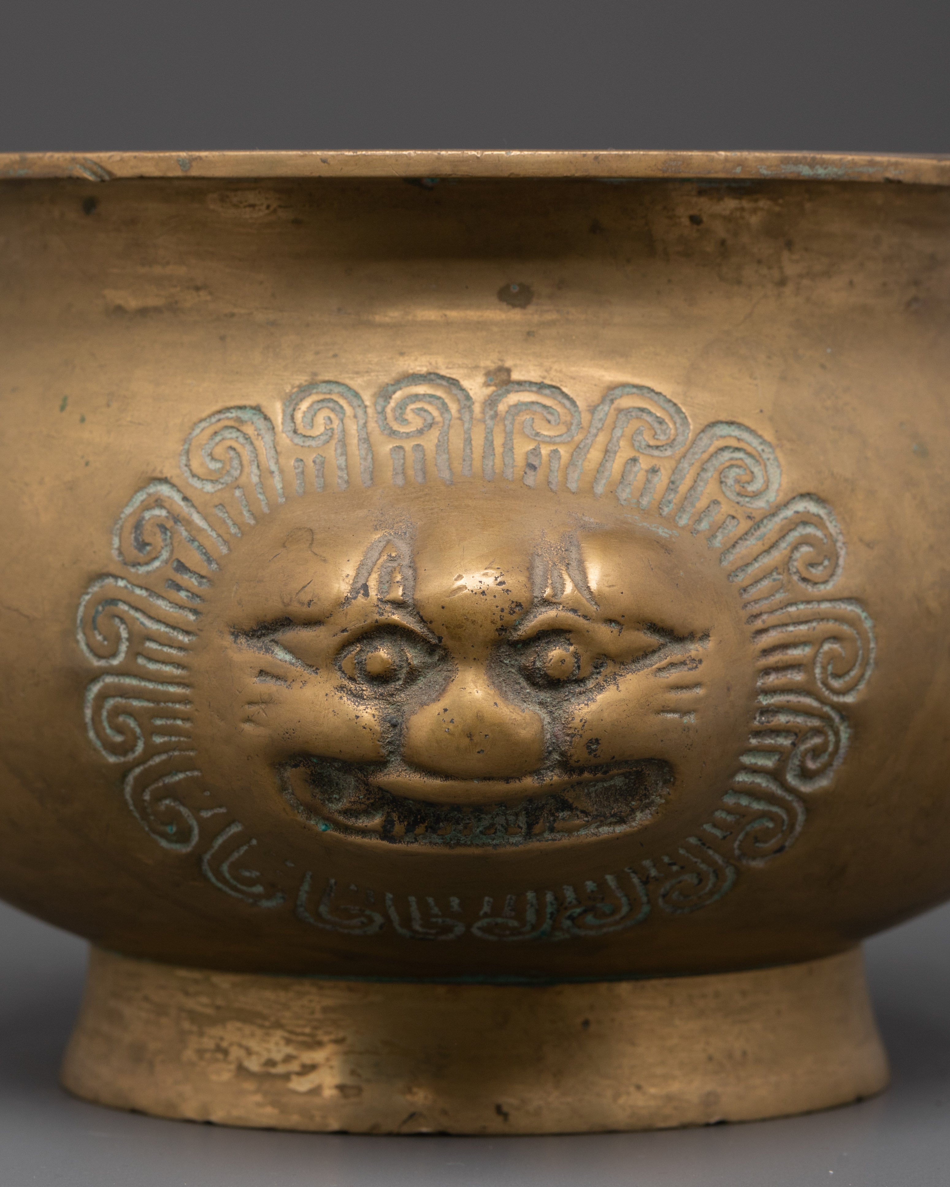 Bronze Offering Bowl | Tibetan Ritual Vessel