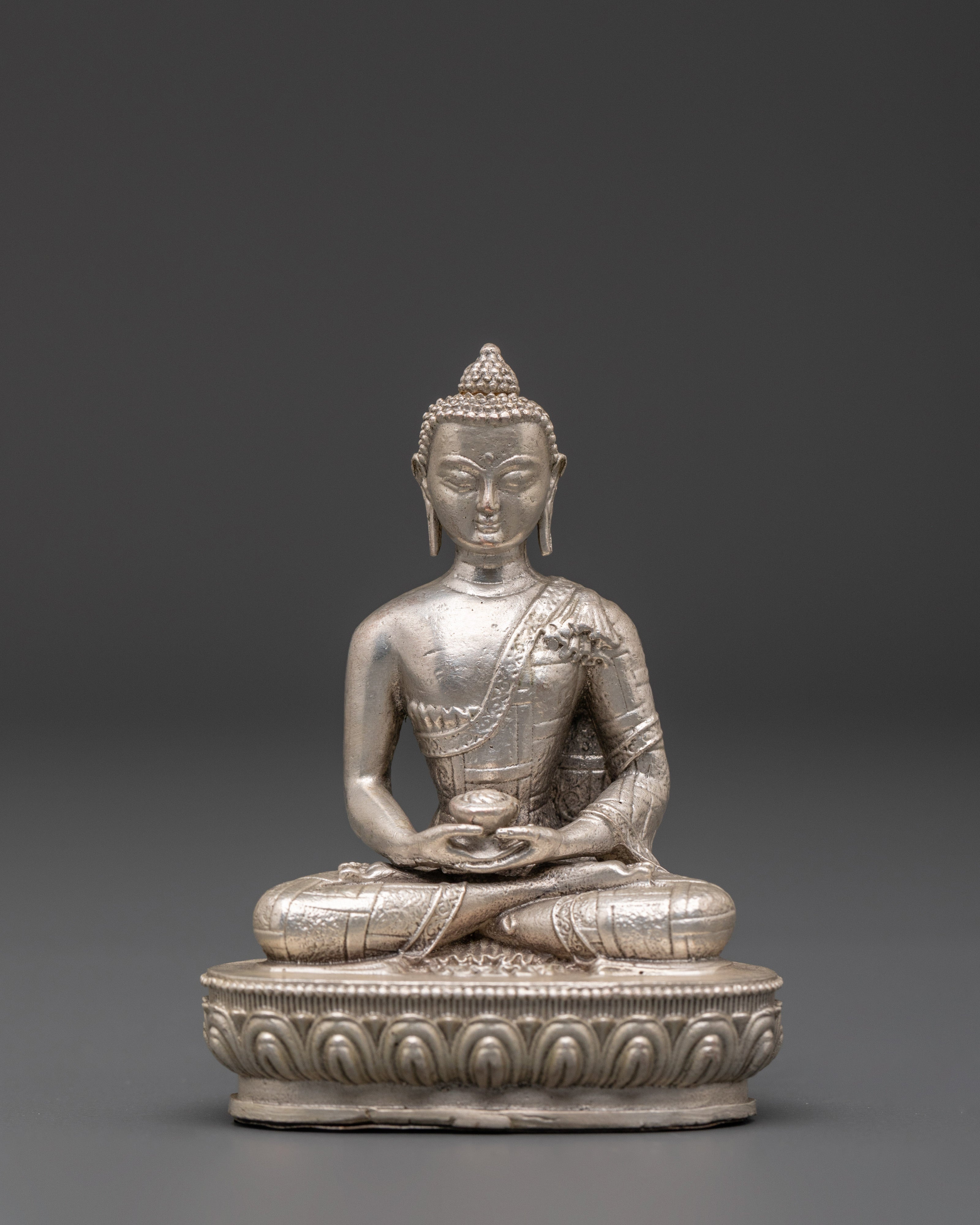 Sacred Buddhist Amitabha Sculpture | Meditation Buddha Statue for Spiritual Peace