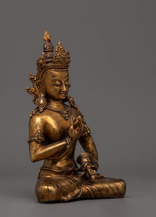 Vajrasattva Dorje Sempa Statue | The Great Purifier Vajrasattva