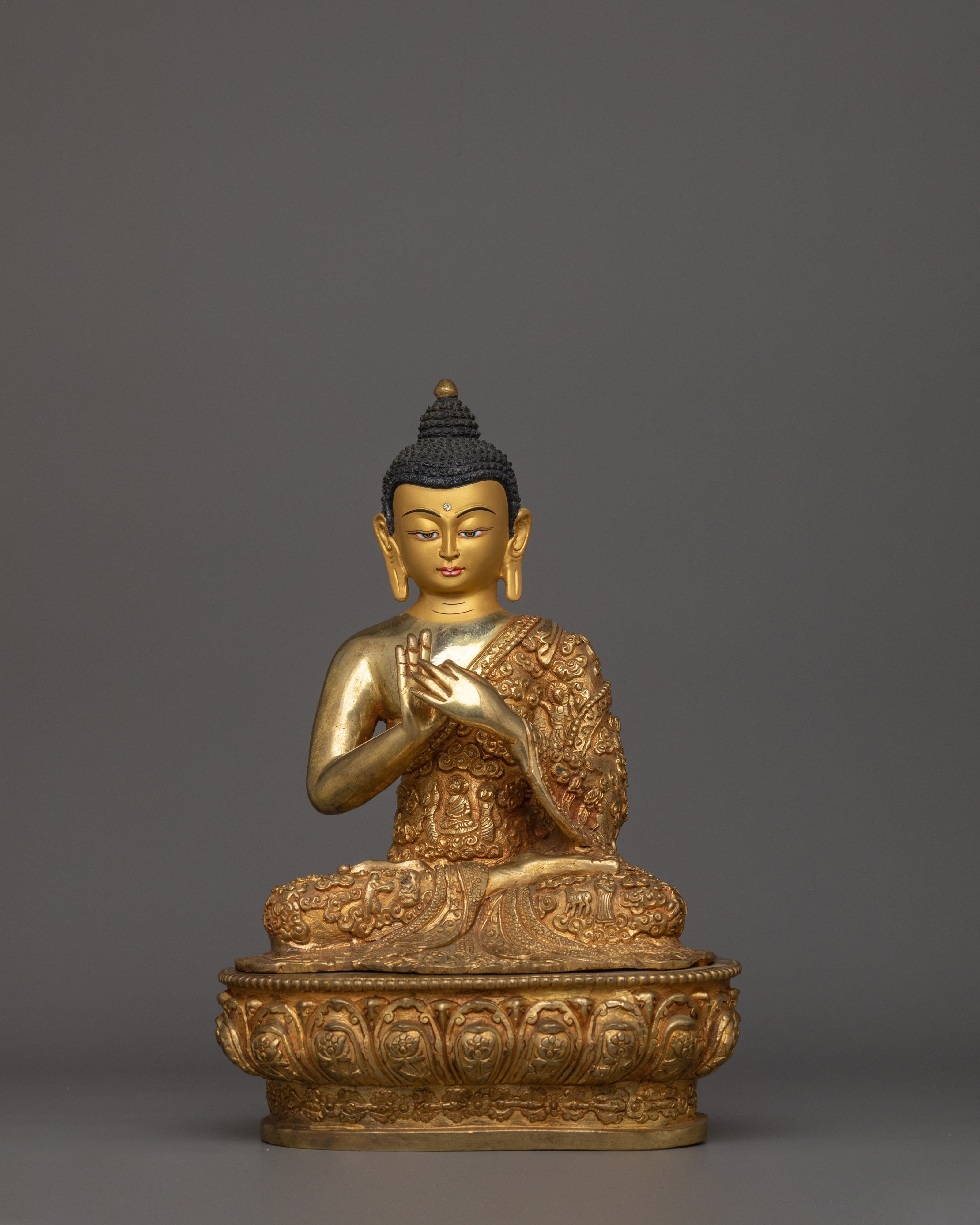 Golden Vairocana Statue | The Buddha of Ultimate Wisdom